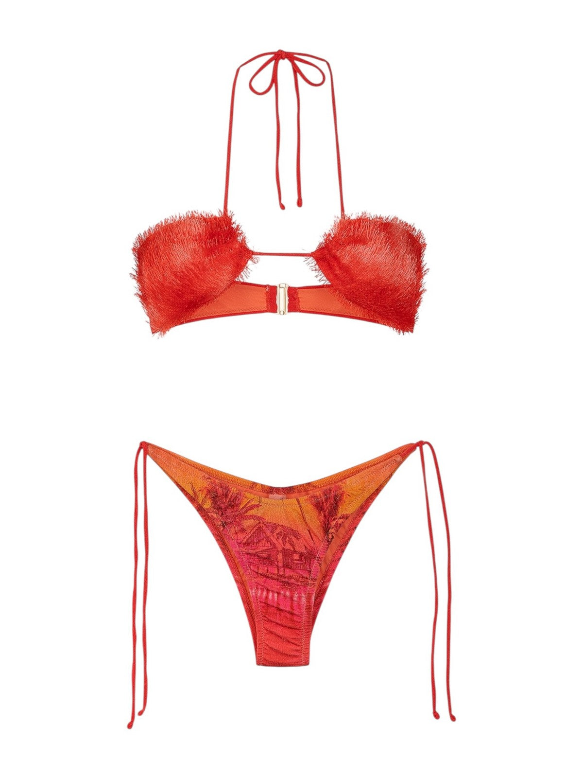 F**K Costume da bagno Donna FK25-0742X17 ORANGE