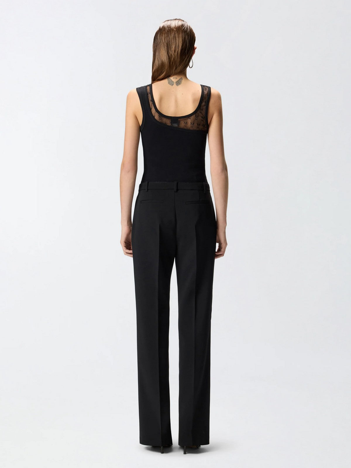 PINKO Canotta Donna CUPBOARD CANOTTA 106461-A362 Z99 NERO LIMOUSINE