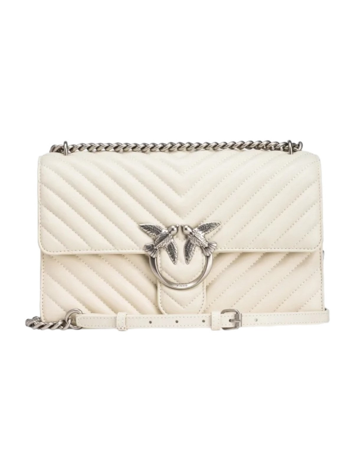 Pinko Woman Bag Love One Classic 100941-A0GK Z14O White