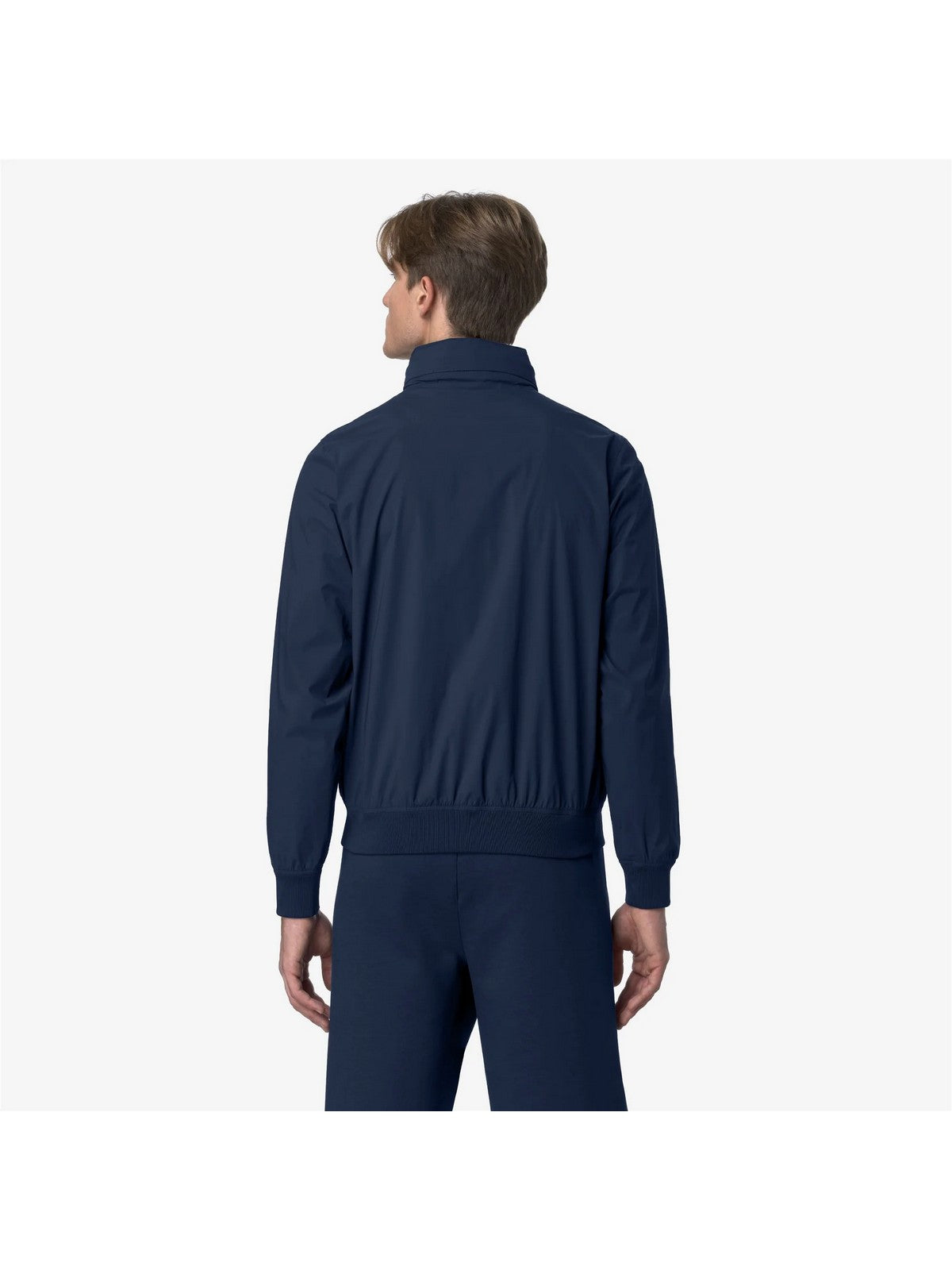 K-WAY Giubbino Uomo Amaury Stretch Nylon Jersey K3123VW B67 Blue Insignia gioboutiqueweb