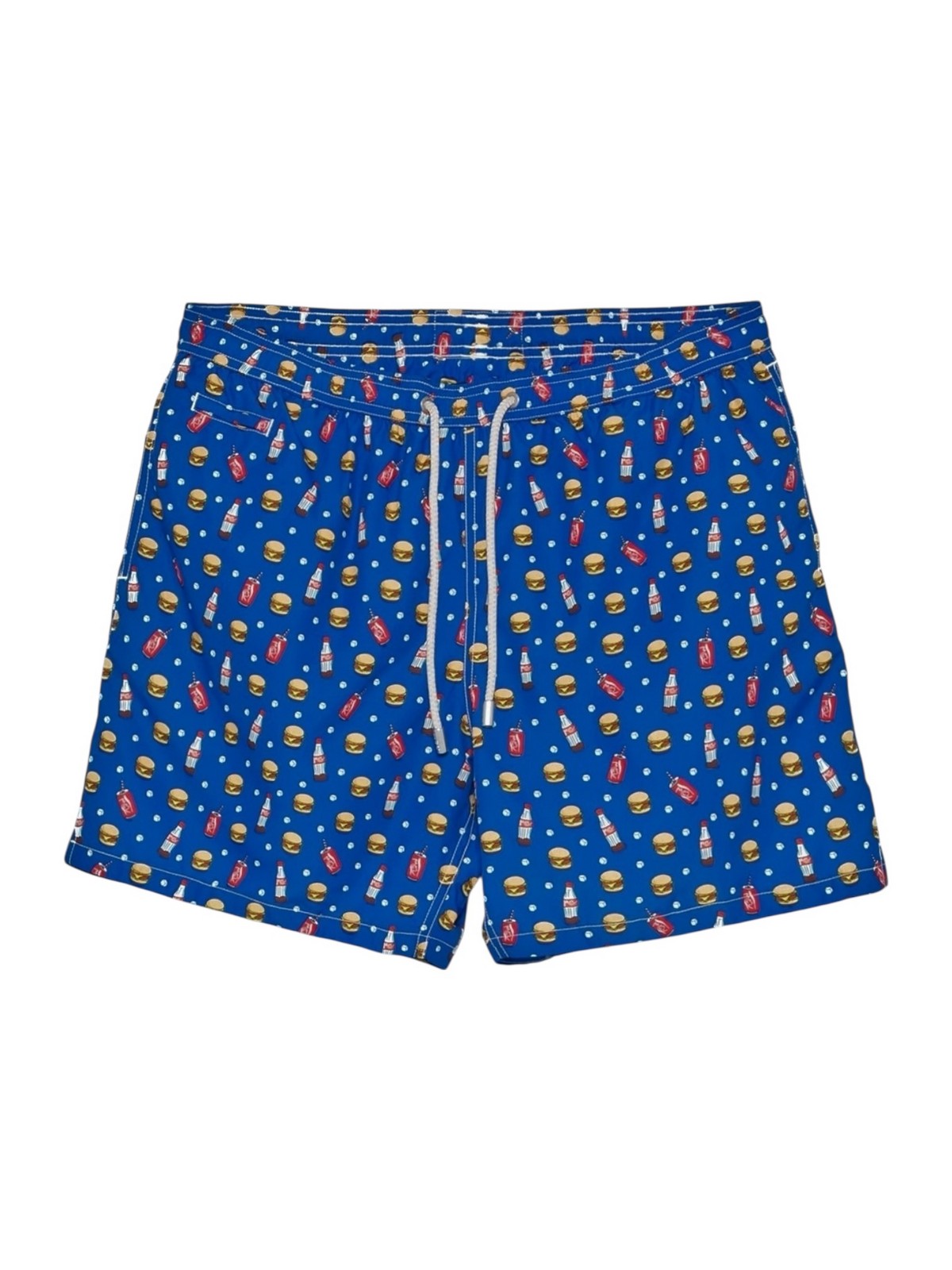 MC2 SAINT BARTH Costume da bagno Uomo LIGHTING MICRO FANTASY 02611L HAMBURGER AND COLA 61