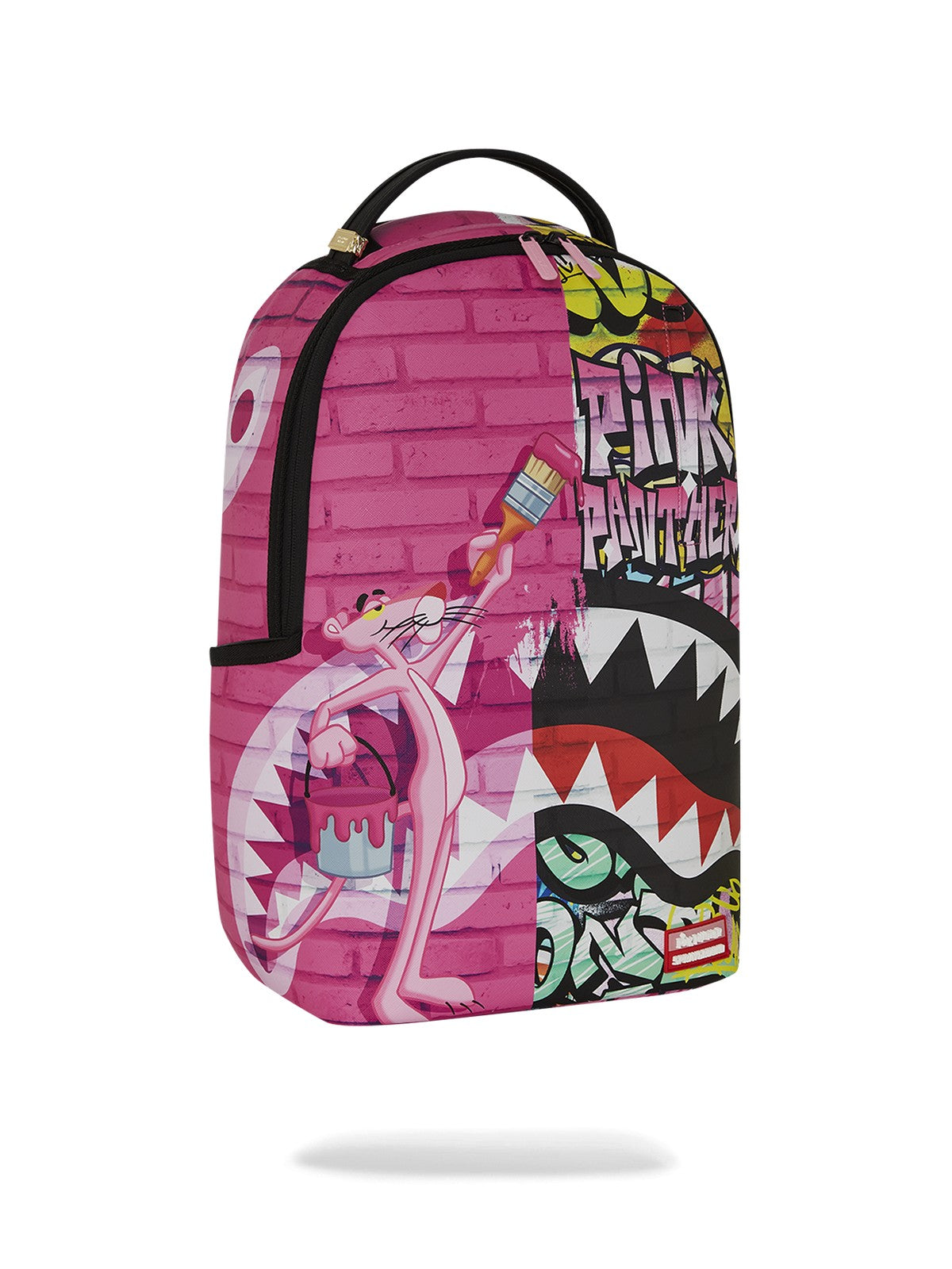 SPRAYGROUND Zaino Uomo PINK PANTHER PAINTING OVER GRAFFITI DLXR BACKPACK 910B7007NSZ ROSA gioboutiqueweb
