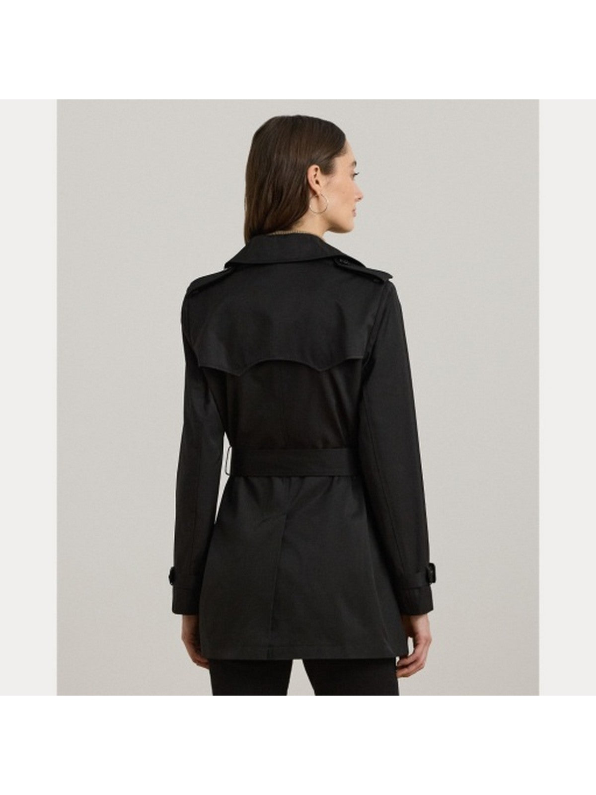 LAUREN RALPH LAUREN Trench Donna DB BLT TR30 297967126 001 Nero gioboutiqueweb