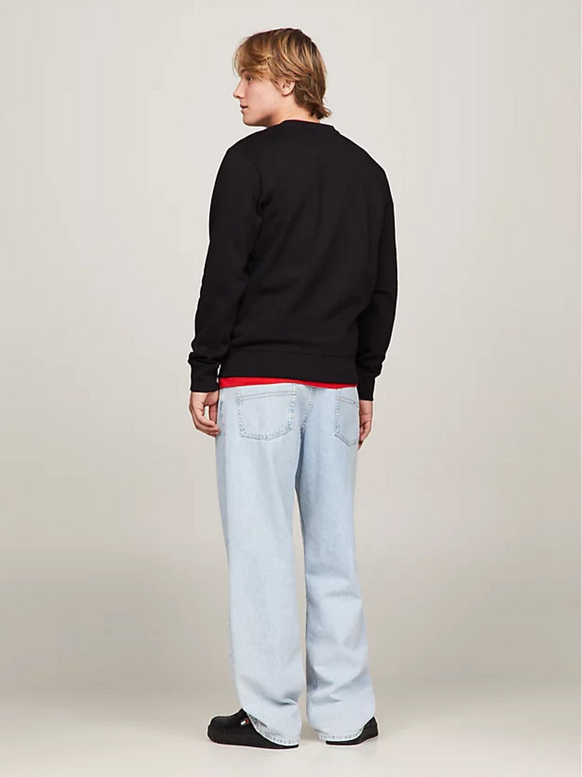 Sudadera para hombres de Tommy Hilfiger DM0DM09591 BDS NEGRO