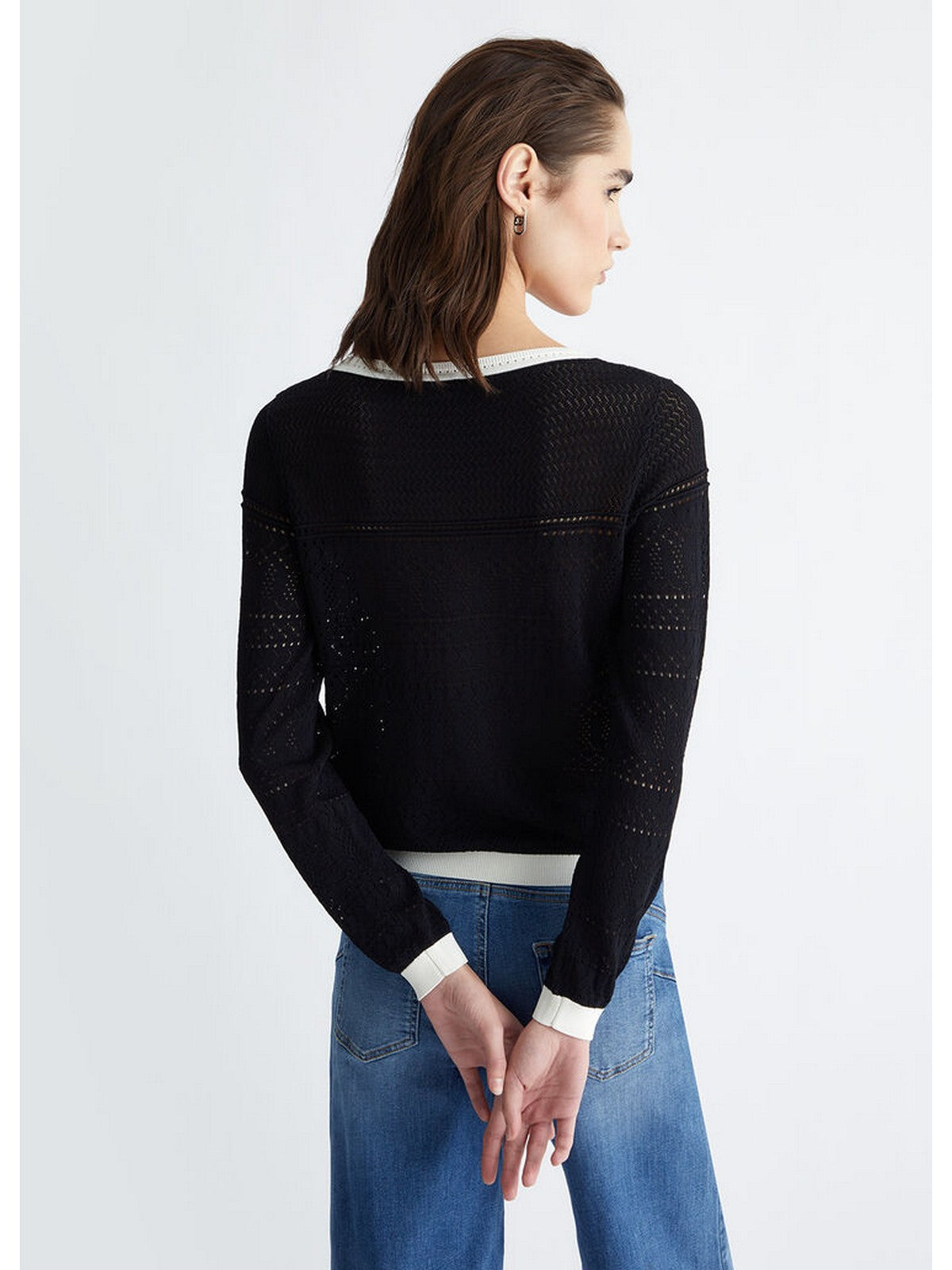 Liu Jo White Women's shirt M4053ms52n C3415 Black