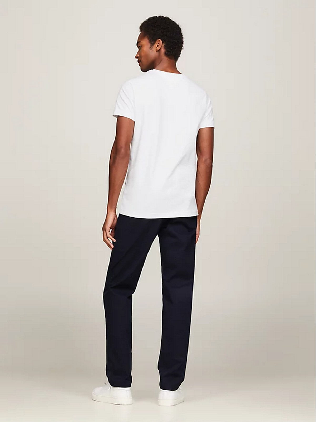 TOMMY HILFIGER T-Shirt e Polo Uomo MW0MW27539 YBR Bianco