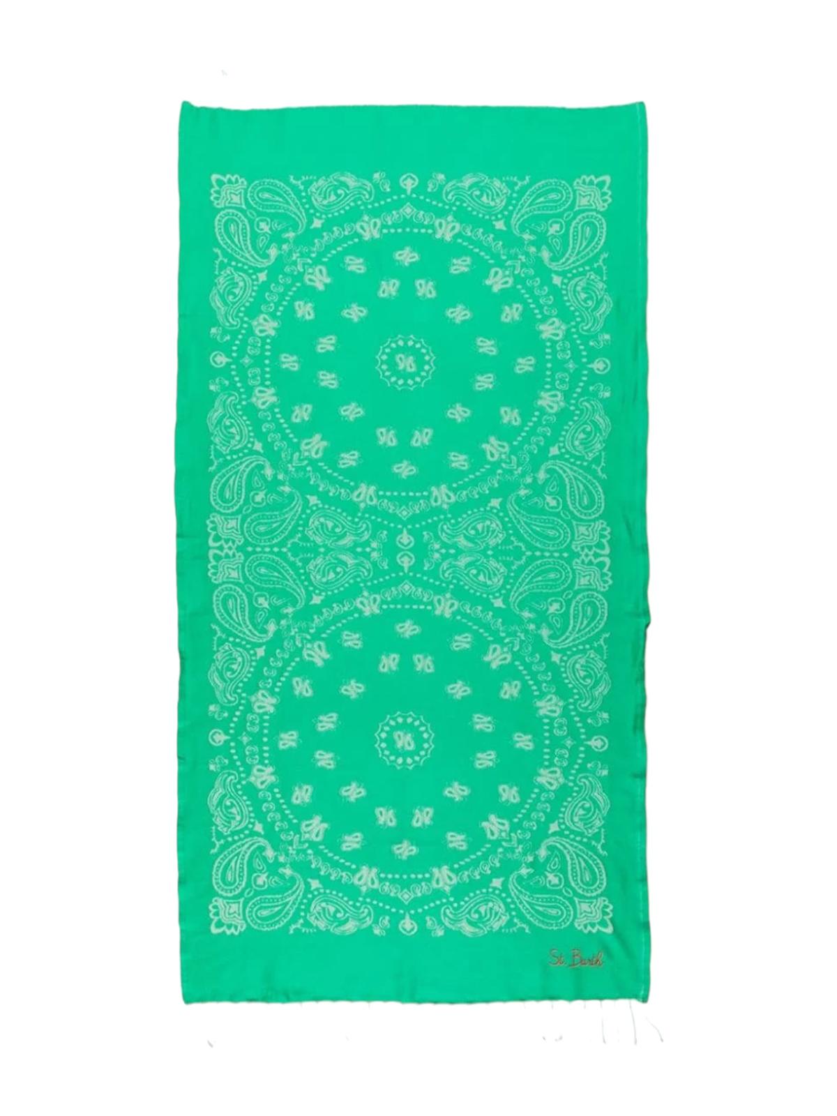 MC2 SAINT BARTH Telo mare Donna FOUTAS J N 02260F Verde gioboutiqueweb