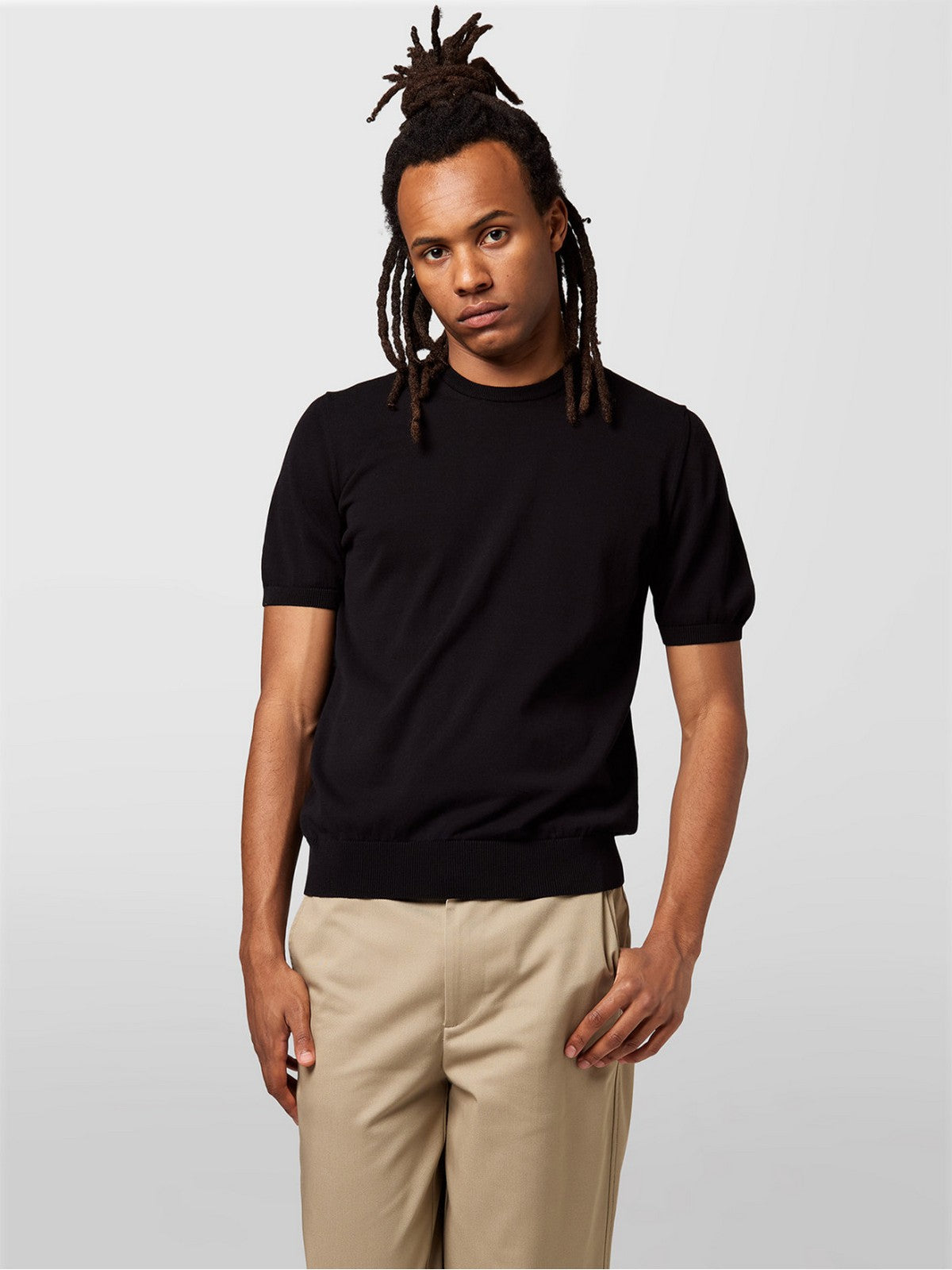 ALPHA STUDIO T-shirt Uomo AU-5040C 1002 Nero