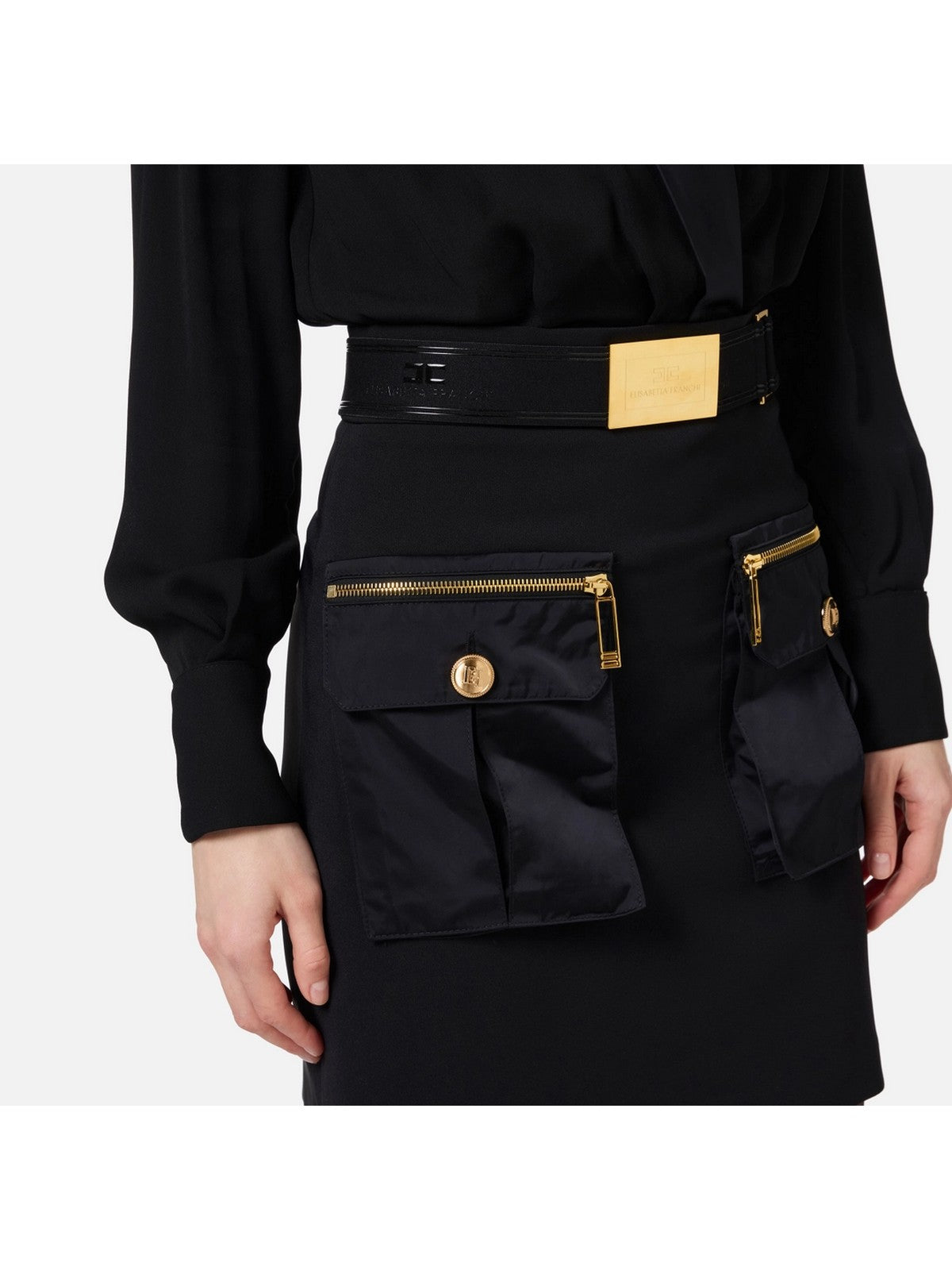 ELISABETTA FRANCHI Abito Donna AB65546E2 110 Nero gioboutiqueweb