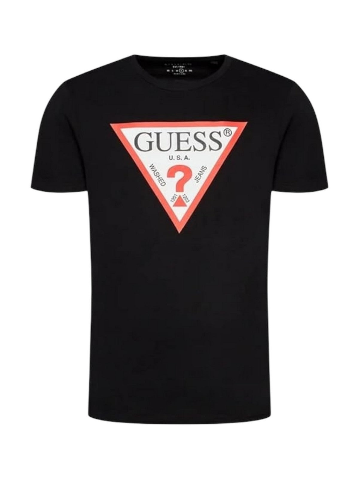 GUESS T-shirt Uomo SS BSC CLSC TRI LOGO CRW T M2GI68 KBA60 JBLK Jet Black A996 gioboutiqueweb