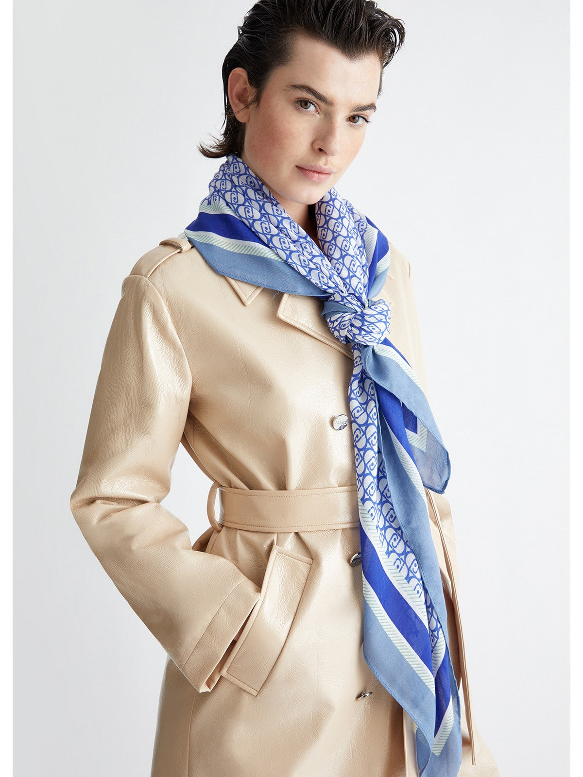 LIU JO SOFT Foulard Donna 2A4033T0300 64018 Blu gioboutiqueweb