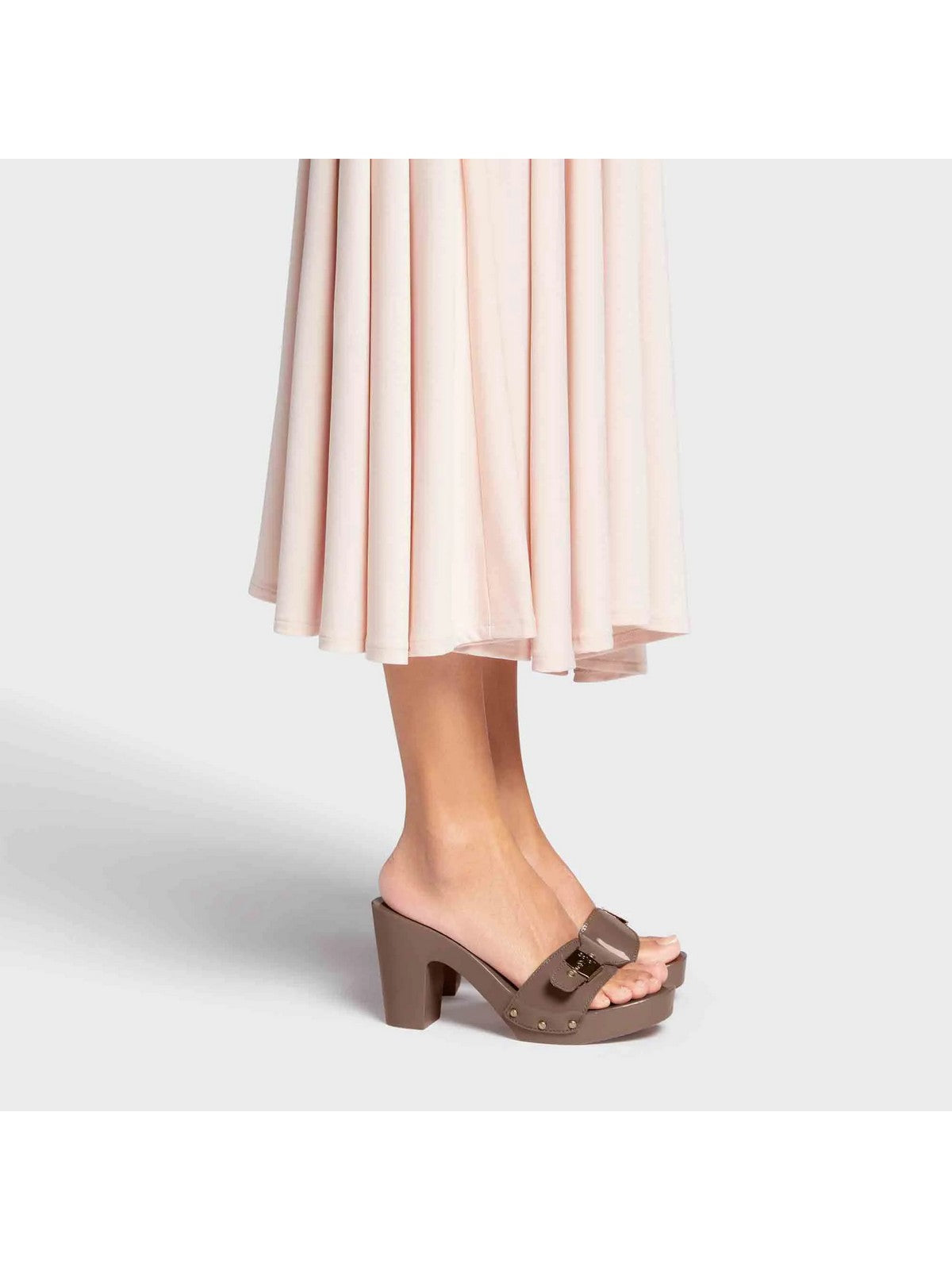 SCHOLL Sandalo Donna Pescura Cameron High Tau PtLtr F322981062 TAUPE gioboutiqueweb