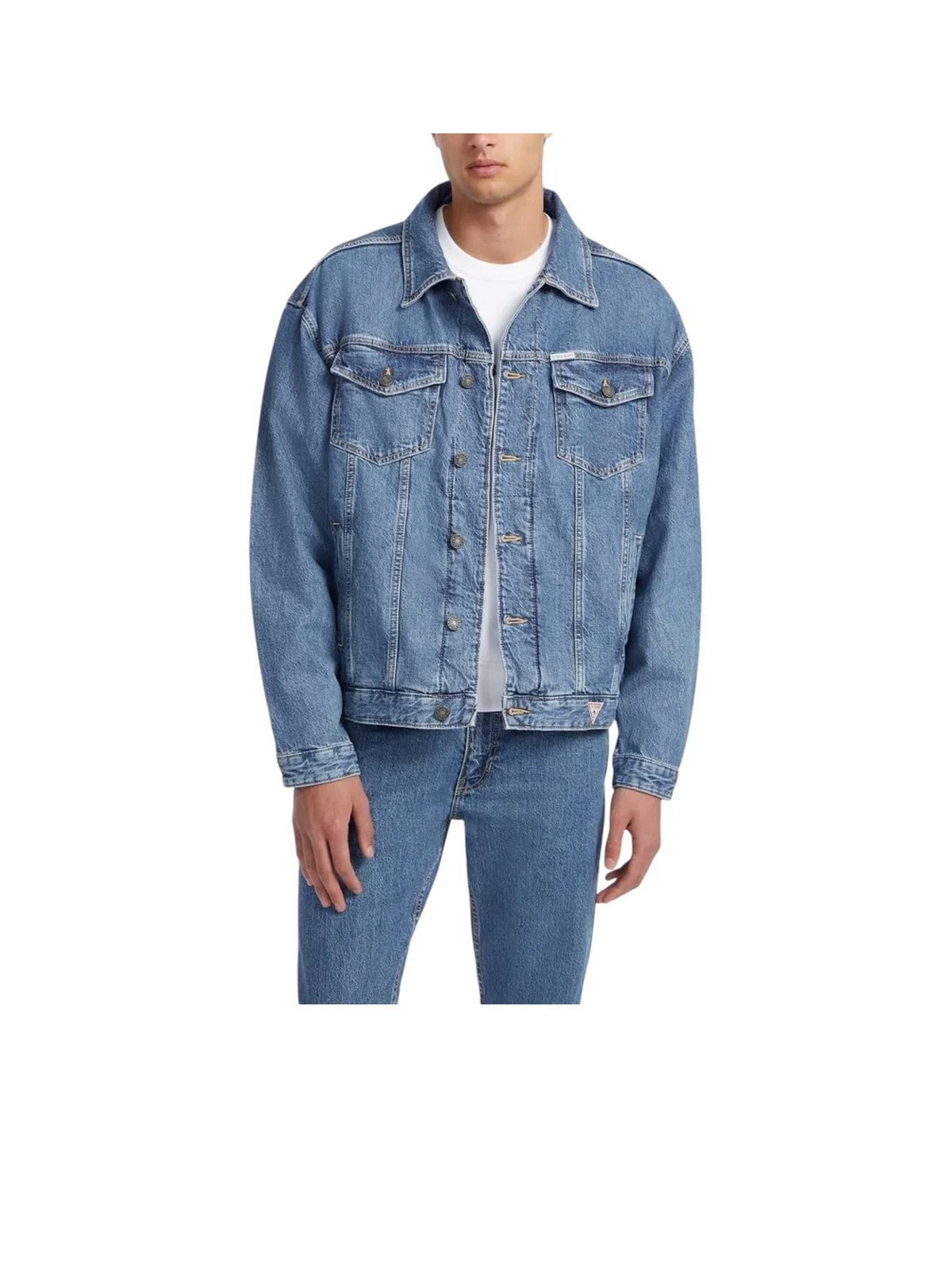 GUESS Giubbino Uomo GJ MENS OVERSIZE TRUCKER JACKE M4YN38 D5DO2 GAM1 GJ ARTISTIC MEDIUM W gioboutiqueweb