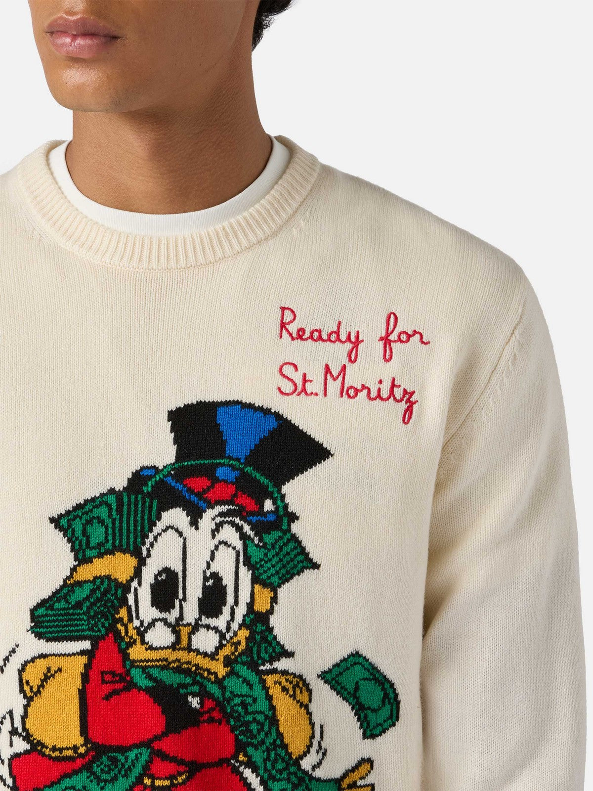 MC2 SAINT BARTH Maglione Uomo HERON 00105I SCROOGE READY 10 EMB