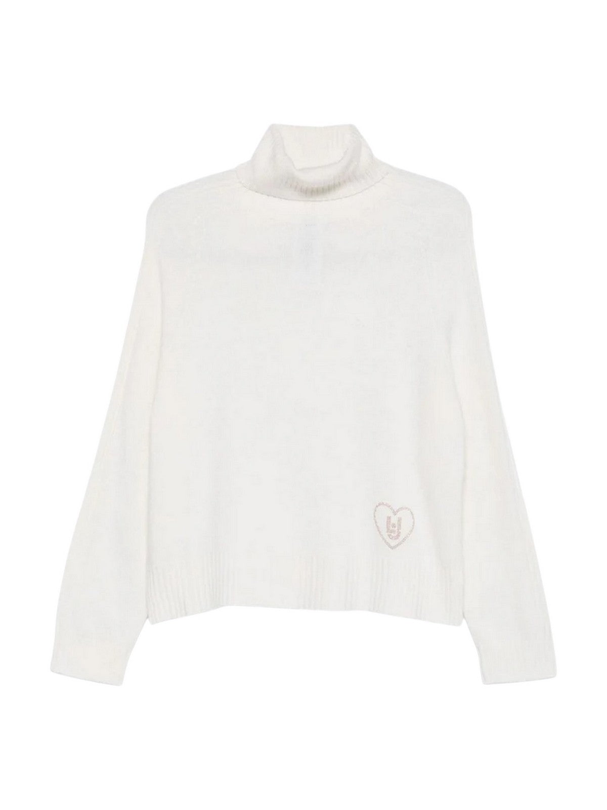 LIU JO WHITE Maglione dolcevita Donna MF5445MS76L 10701 BIANCO LANA