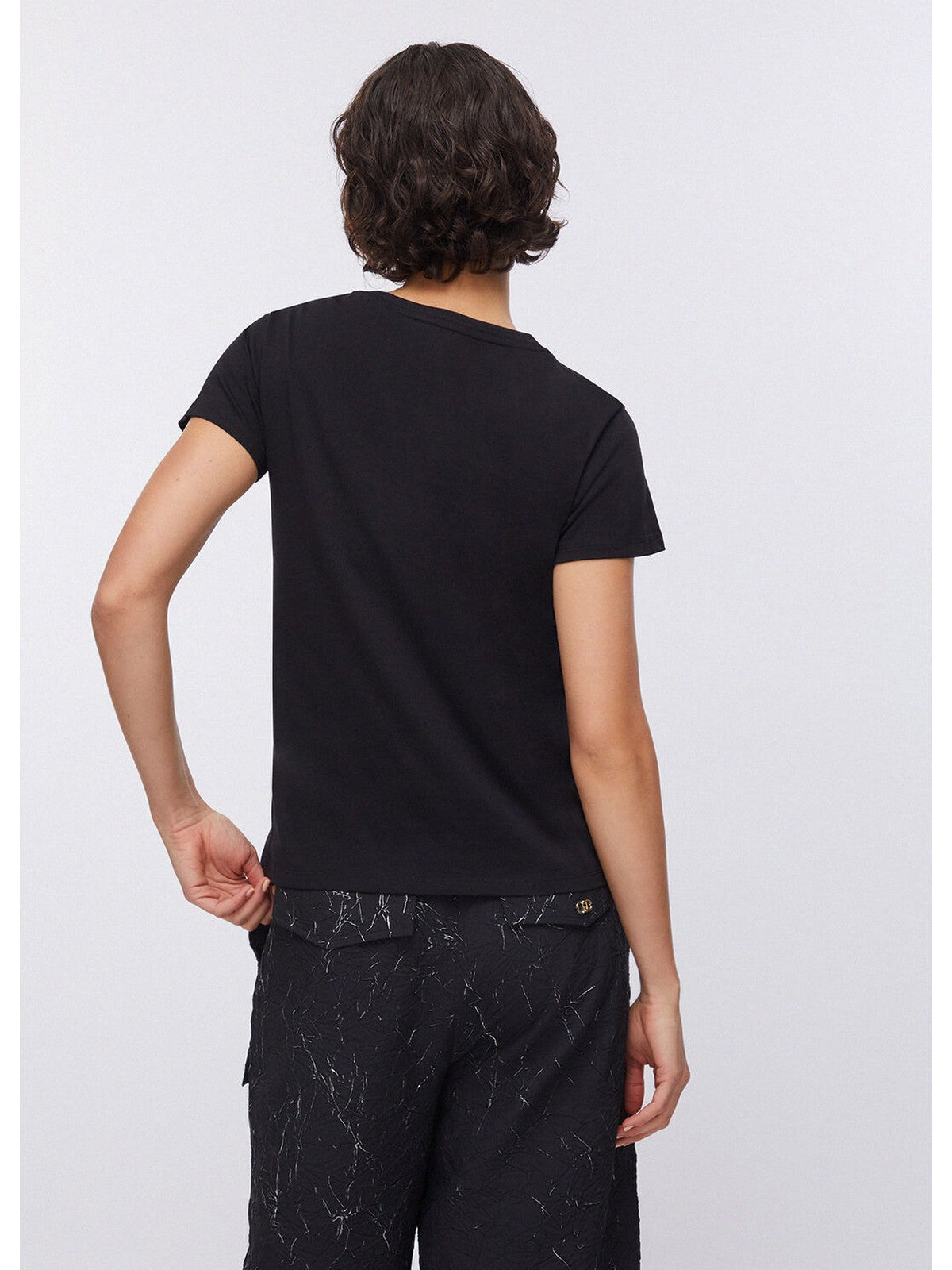 LIU JO SPORT T-shirt Donna TA6056JS923 W9415 NERO/LIUJO