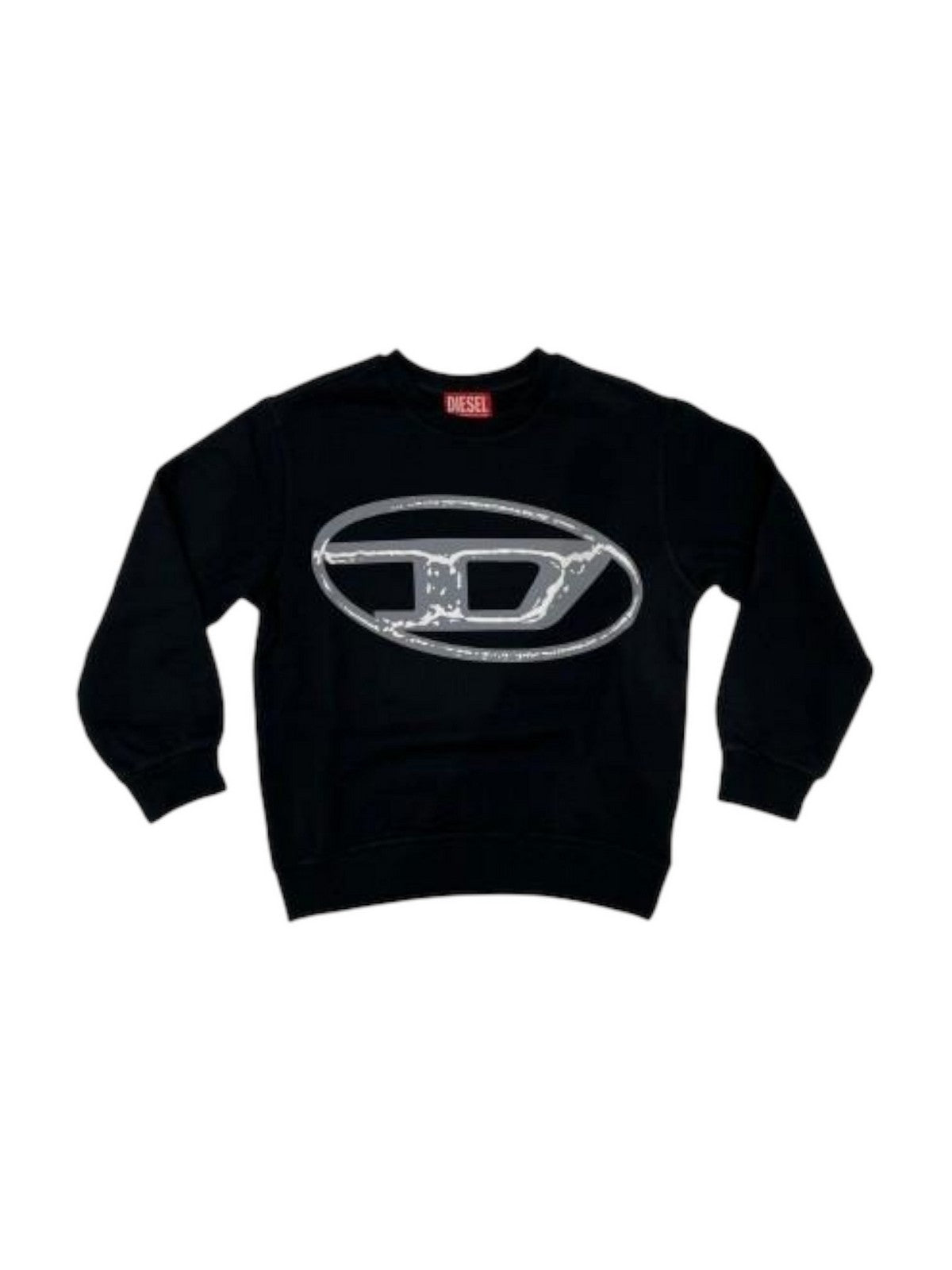 DIESEL Felpa Bambini e ragazzi J02488 KYAQK K900 Nero gioboutiqueweb
