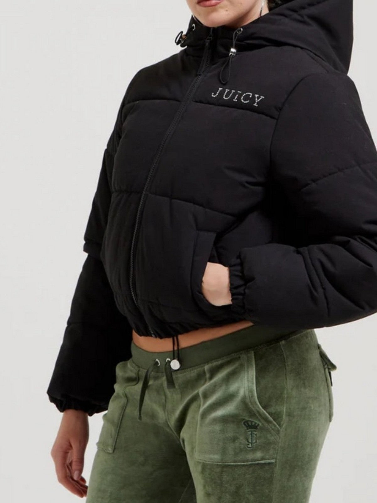 Juicy Couture Duvet Frau Margie Aqua Aktiviert PUF VIJJ40454WPOJ00 Schwarz