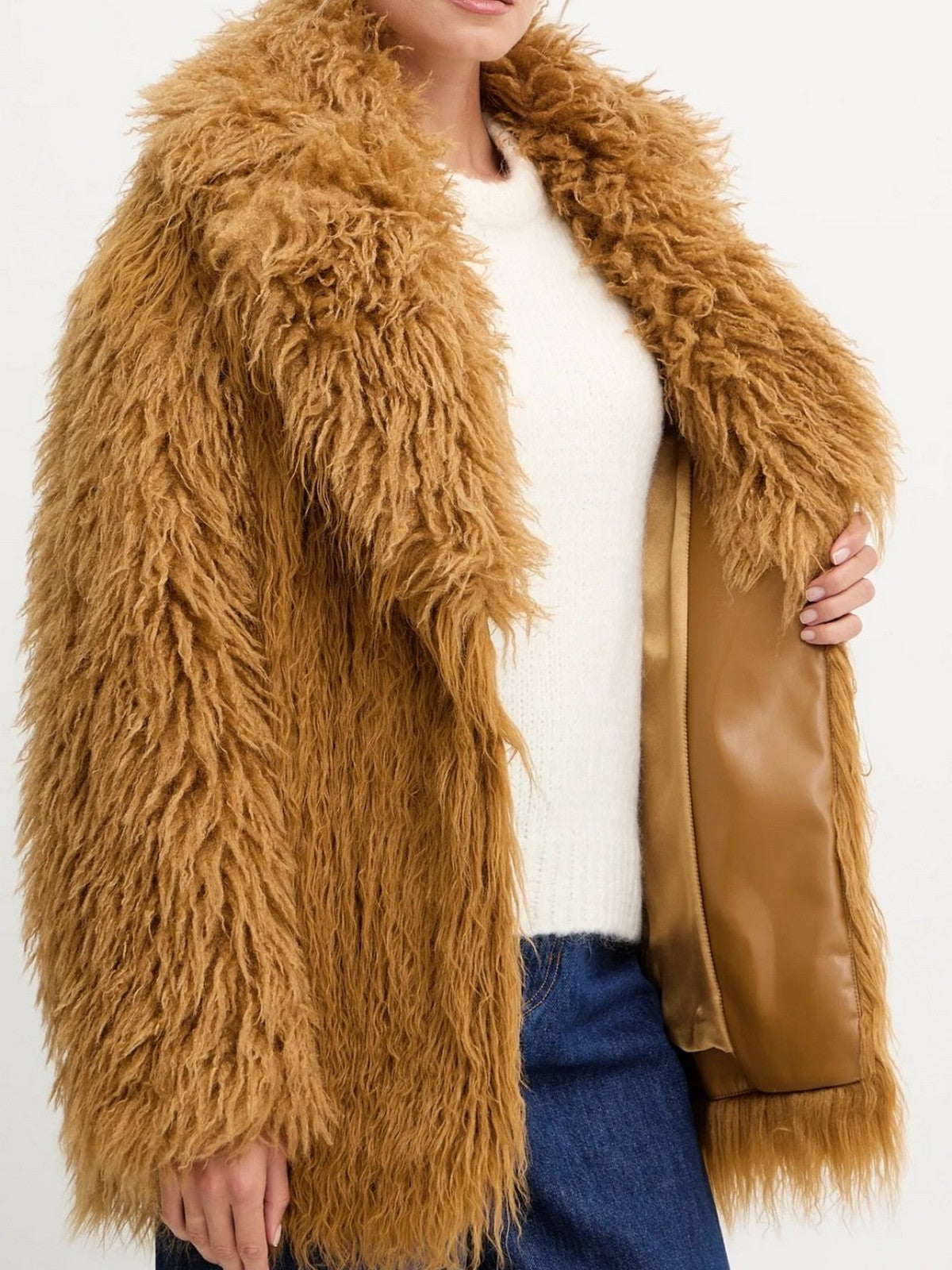 PATRIZIA PEPE Pelliccia Donna 2O0180 E078 B847 BEIGE