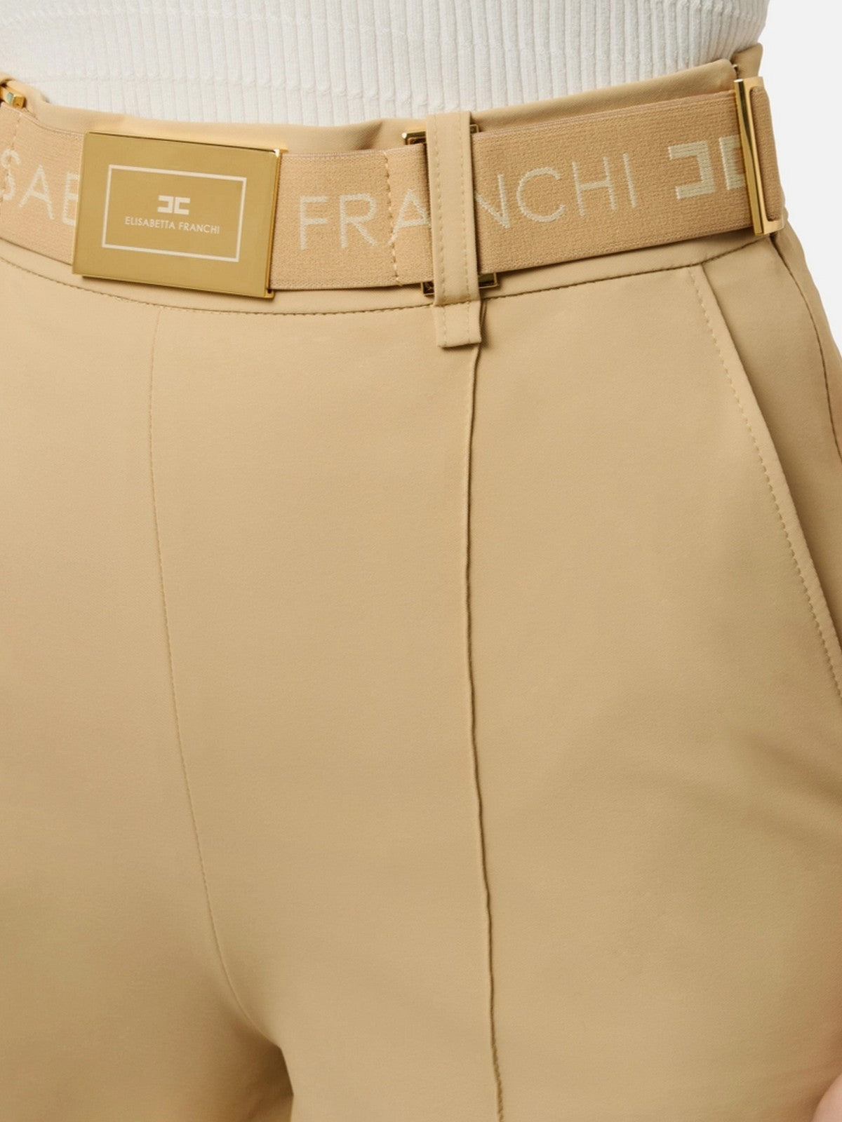 ELISABETTA FRANCHI Pantalone Donna SH00861E2 470 CAMMELLO