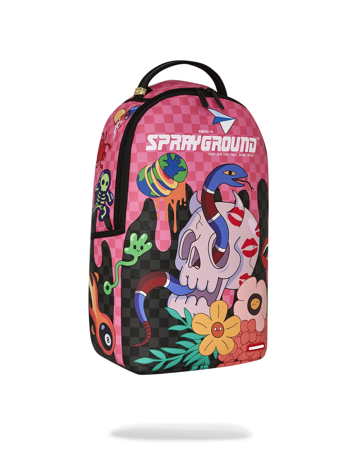 SPRAYGROUND Zaino Uomo WTF SKULL DRIP DLXSV BACKPACK 910B7604NSZ ROSA