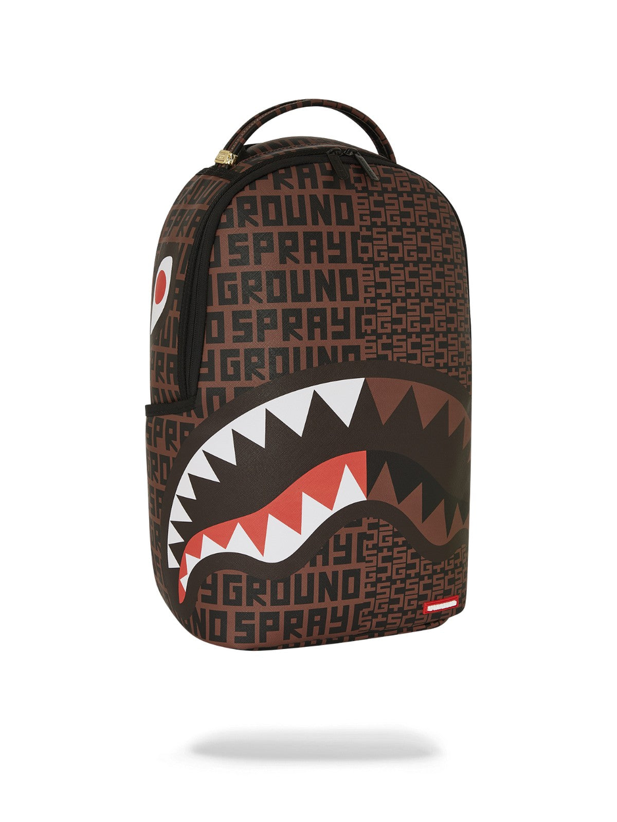 SPRAYGROUND Zaino Uomo MONEY SPLIT DLX BACKPACK 910B7222NSZ MARRONE
