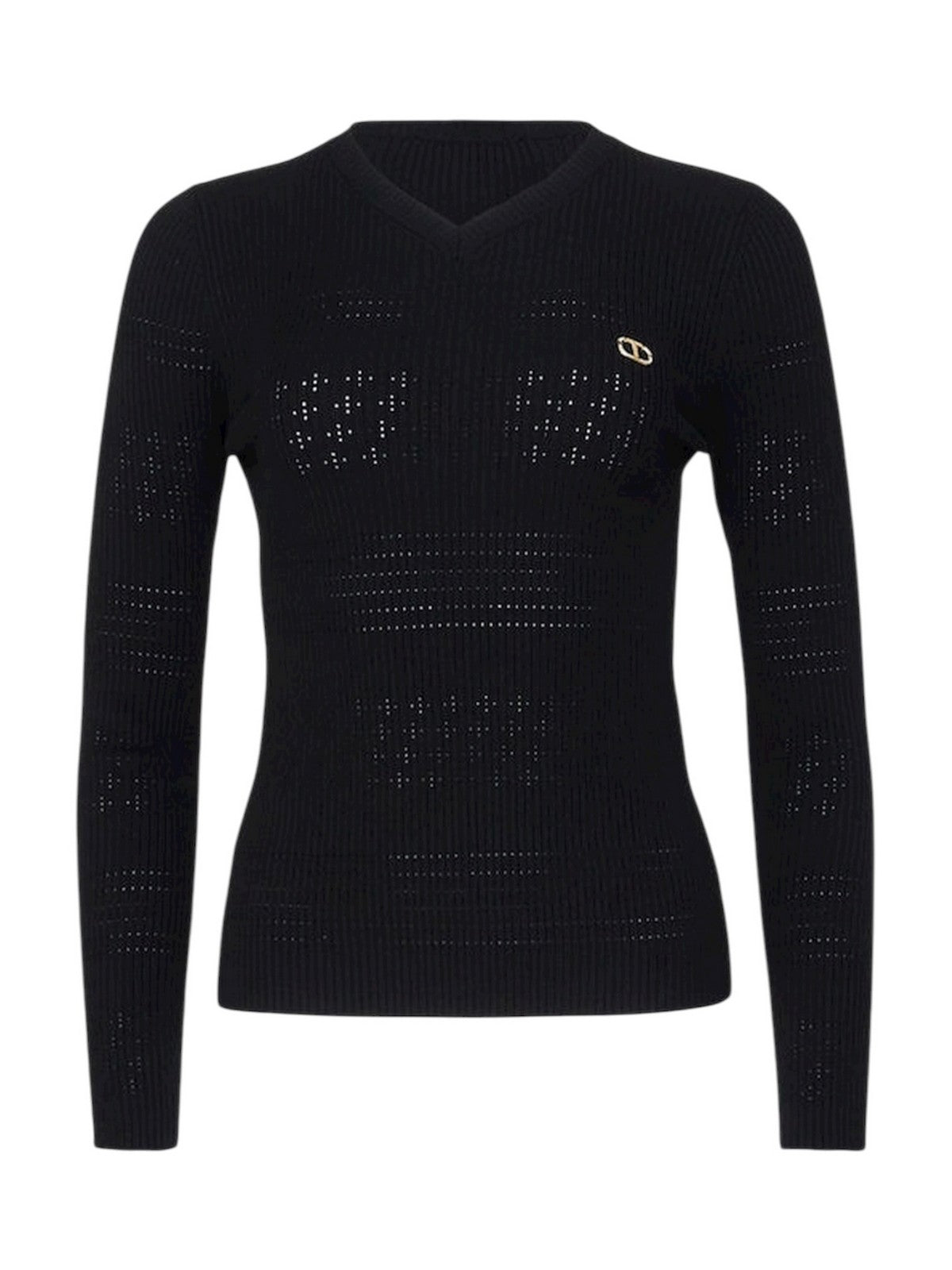 TWINSET Maglione Donna VISCOSE STRETCH TWINSET POINTELLE 252TP3241 00006 Nero