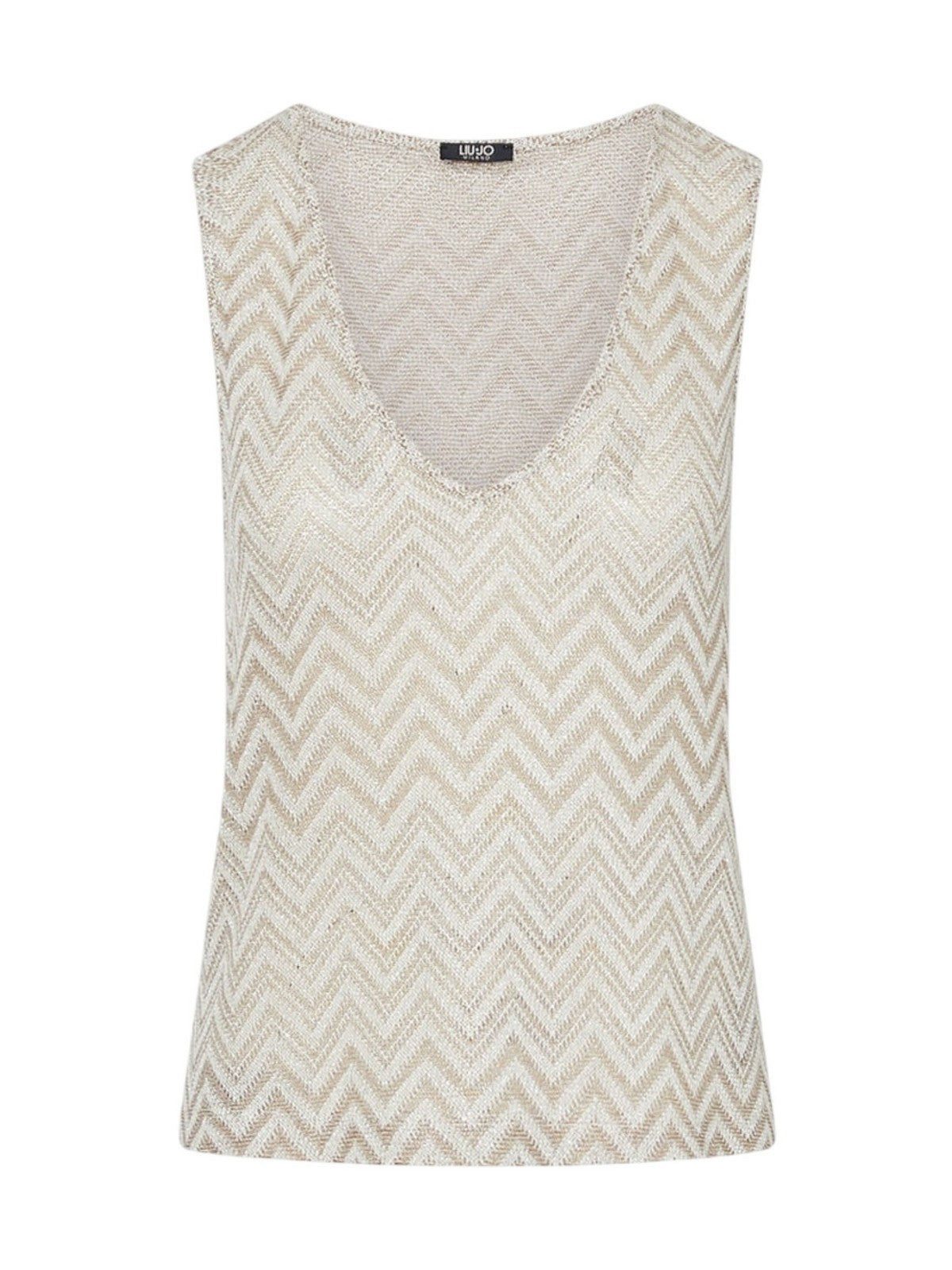 LIU JO BEACHWEAR Canotta Donna VA6175J3878 C3945 Meerkat/silver lux