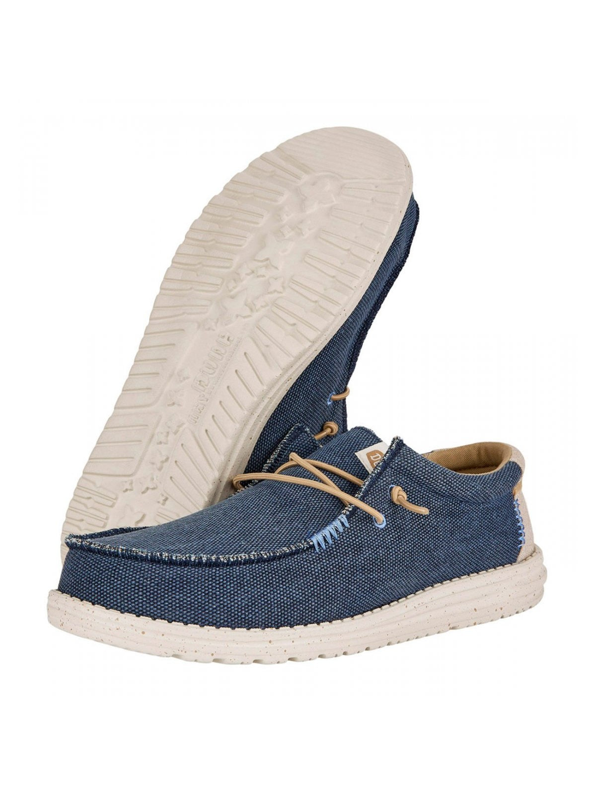 HEY DUDE Mocassino Uomo Wally Coastline Jute HD.40952 410 NAVY gioboutiqueweb