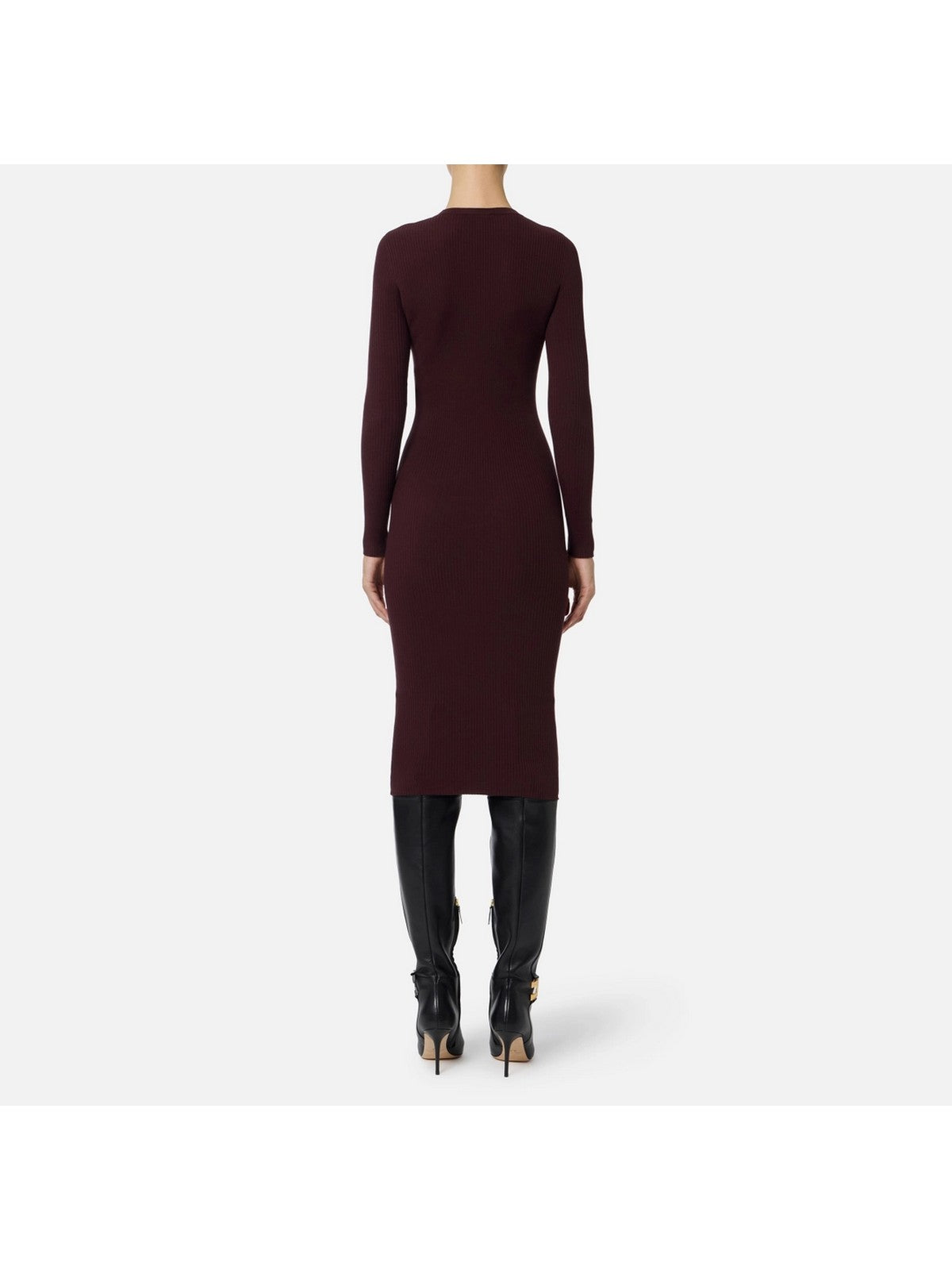 ELISABETTA FRANCHI Abito Donna AM10B56E2 EA4 MERLOT gioboutiqueweb