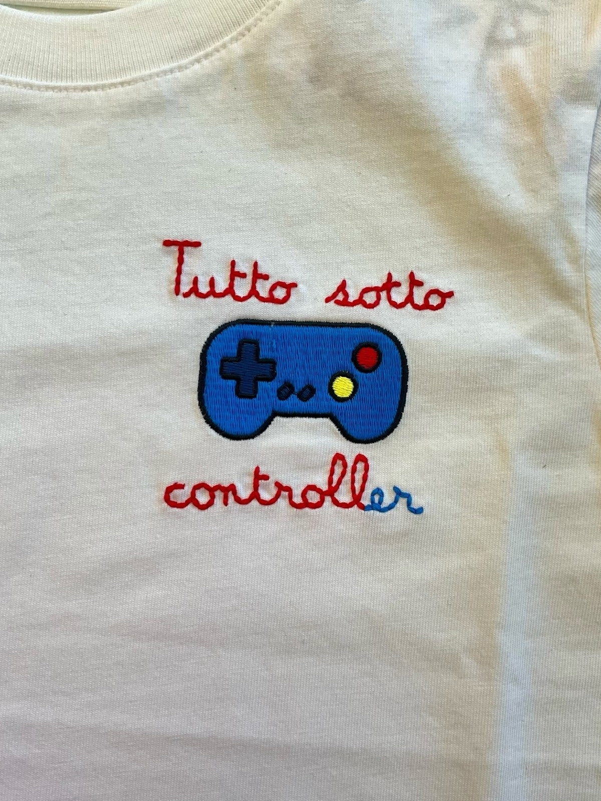 MC2 SAINT BARTH T-shirt Bambini e ragazzi PORTOFINO JR 02877L SOTTO CONTROLLER 01N EMB gioboutiqueweb