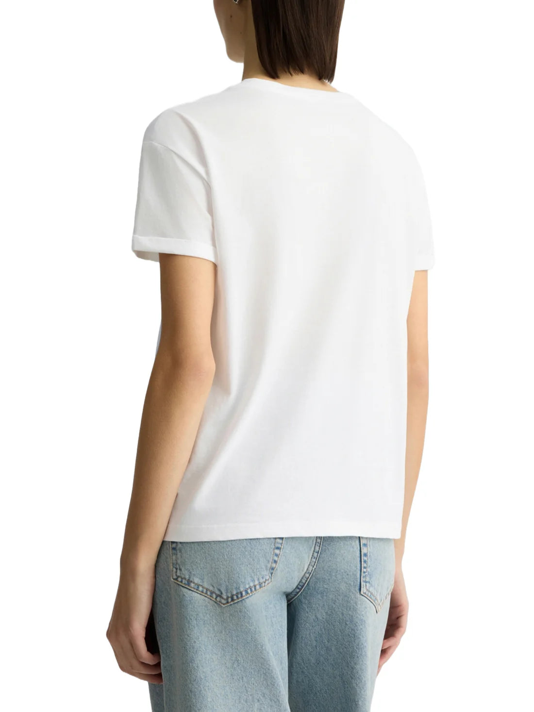 LIU JO WHITE T-shirt Donna WA5007JS923 M9513 Bianco gioboutiqueweb