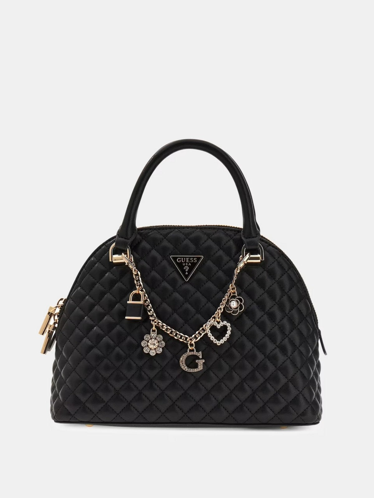 GUESS Borsa Donna EVERLEE DOME SATCHEL HWEG86 79050 BLA BLACK