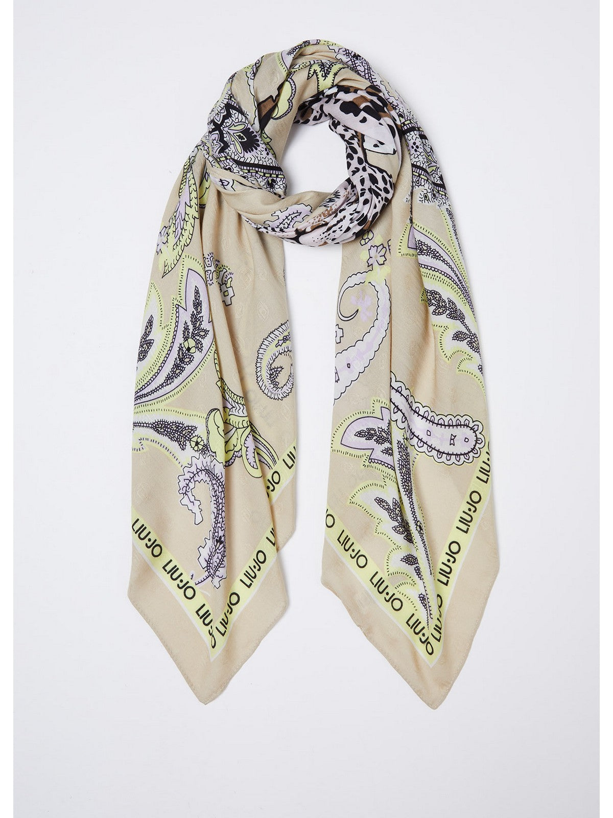 LIU JO SOFT Foulard Donna 2A4047T0300 00005 Beige gioboutiqueweb