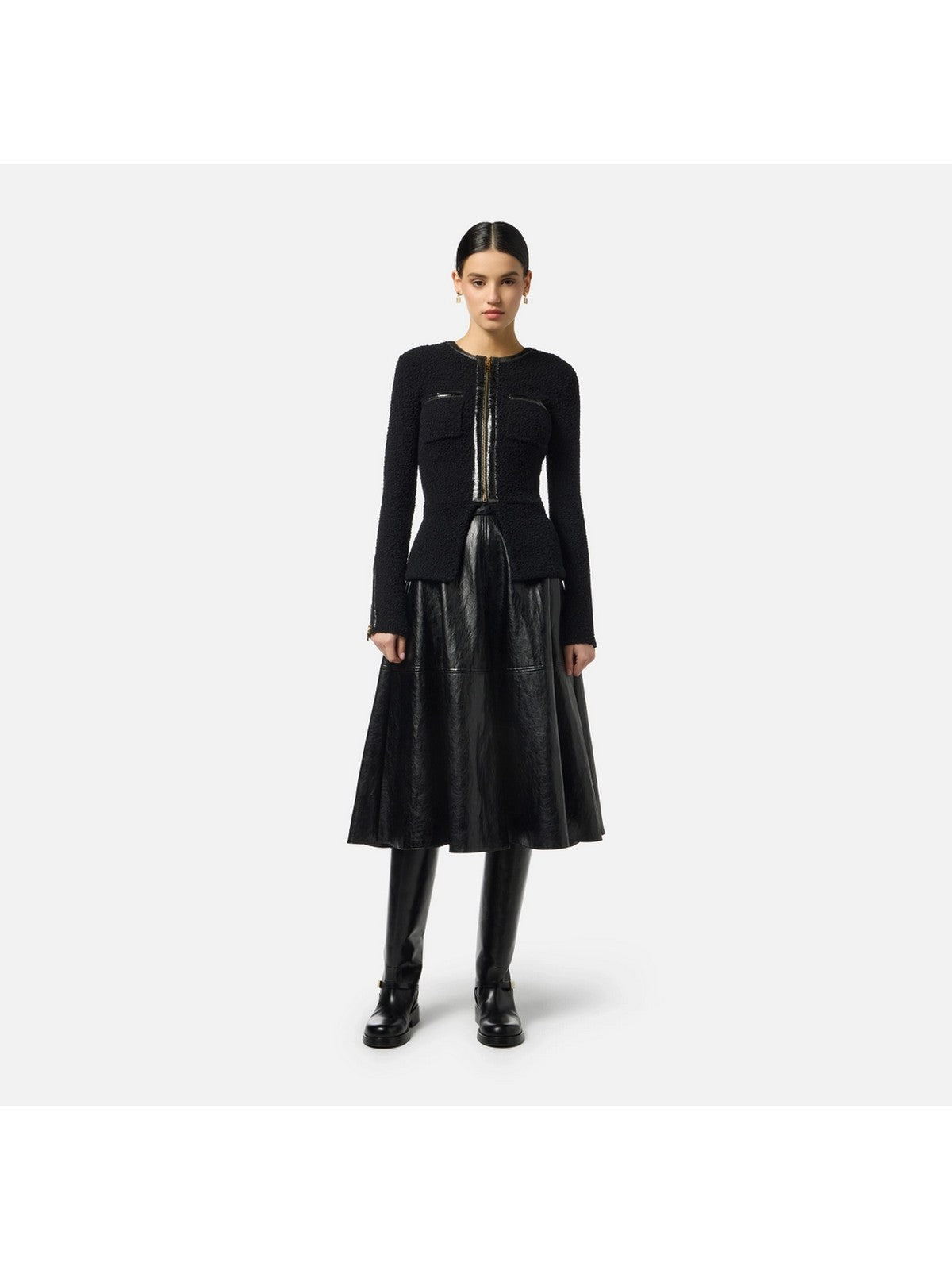 ELISABETTA FRANCHI Woman skirt Go13656E2 110 Black