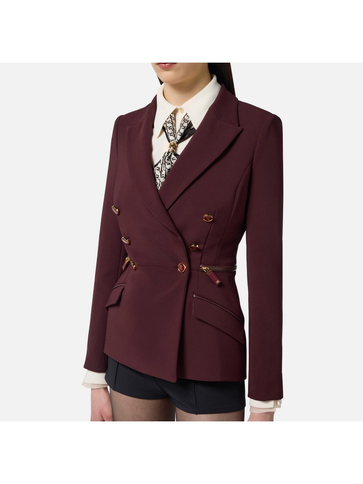 ELISABETTA FRANCHI Giacca Donna GI17256E2 EA4 MERLOT