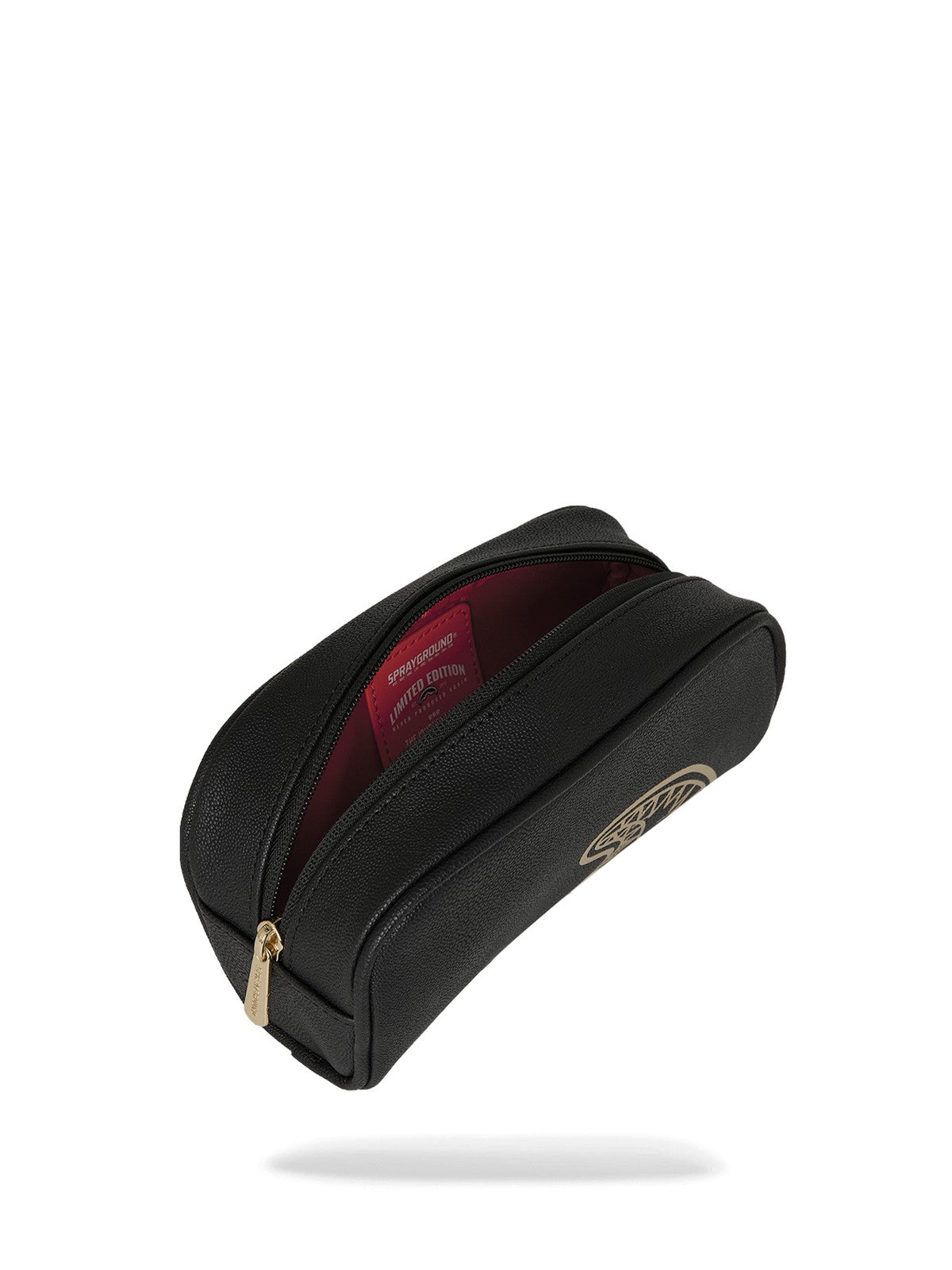 SPRAYGROUND Pochette Unisex adulto THAT GOLD DRAP PENCIL POUCH 910B8982NSZ Nero