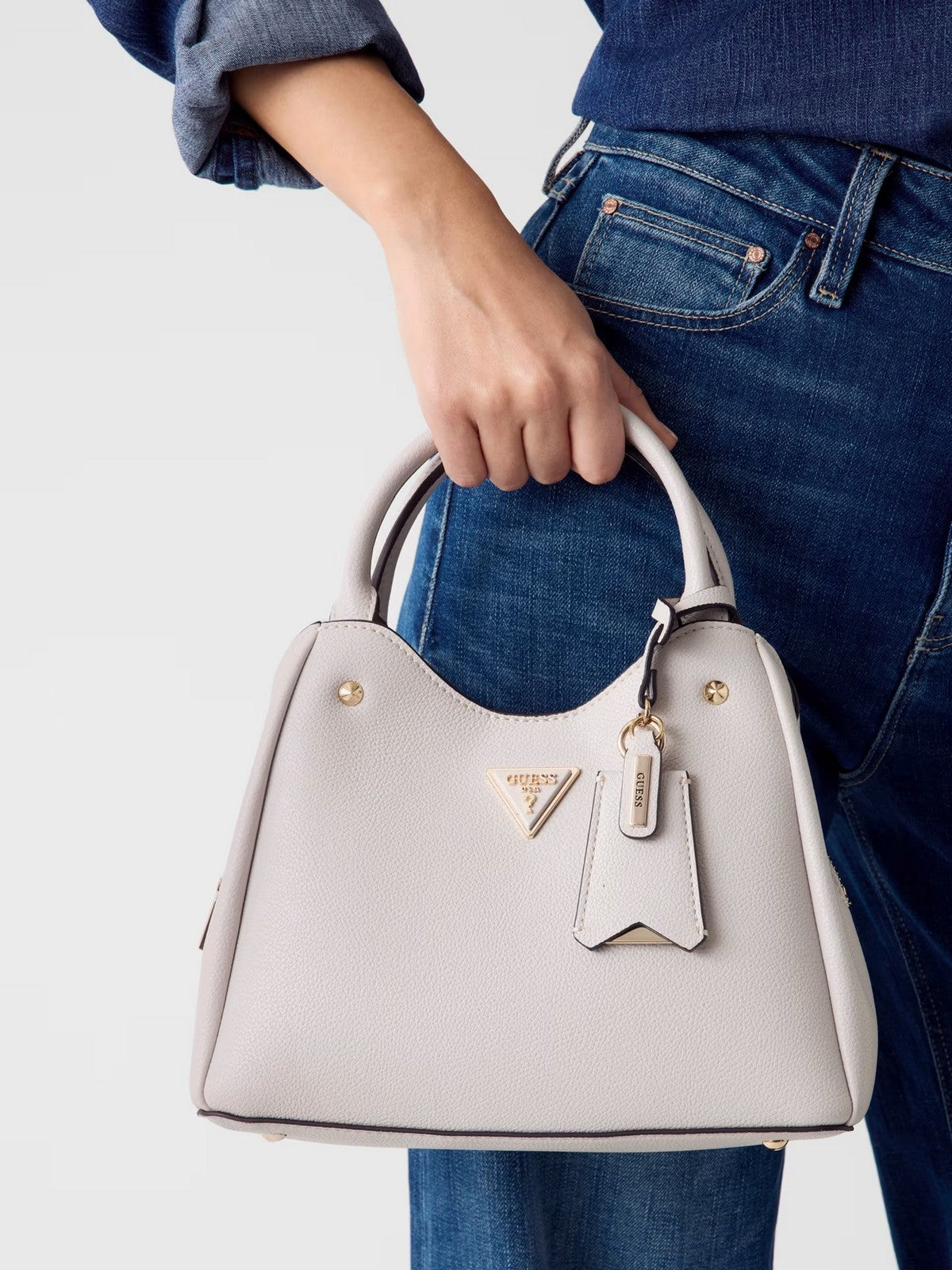 GUESS Borsa Donna MERIDIAN II SML GFRND CARRYALL HWBG69 74050 IVO IVORY