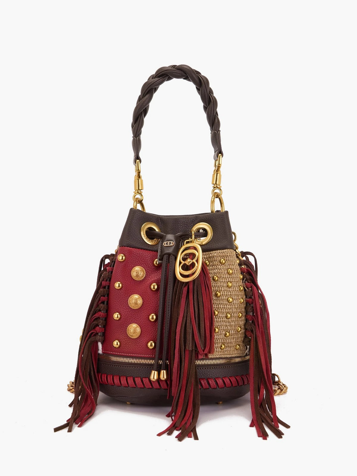 LA CARRIE Borsa Donna LEGACY BUCKET SYNT./HOR./RAPH. 151M-EM-118-SHR MUBR Marrone gioboutiqueweb