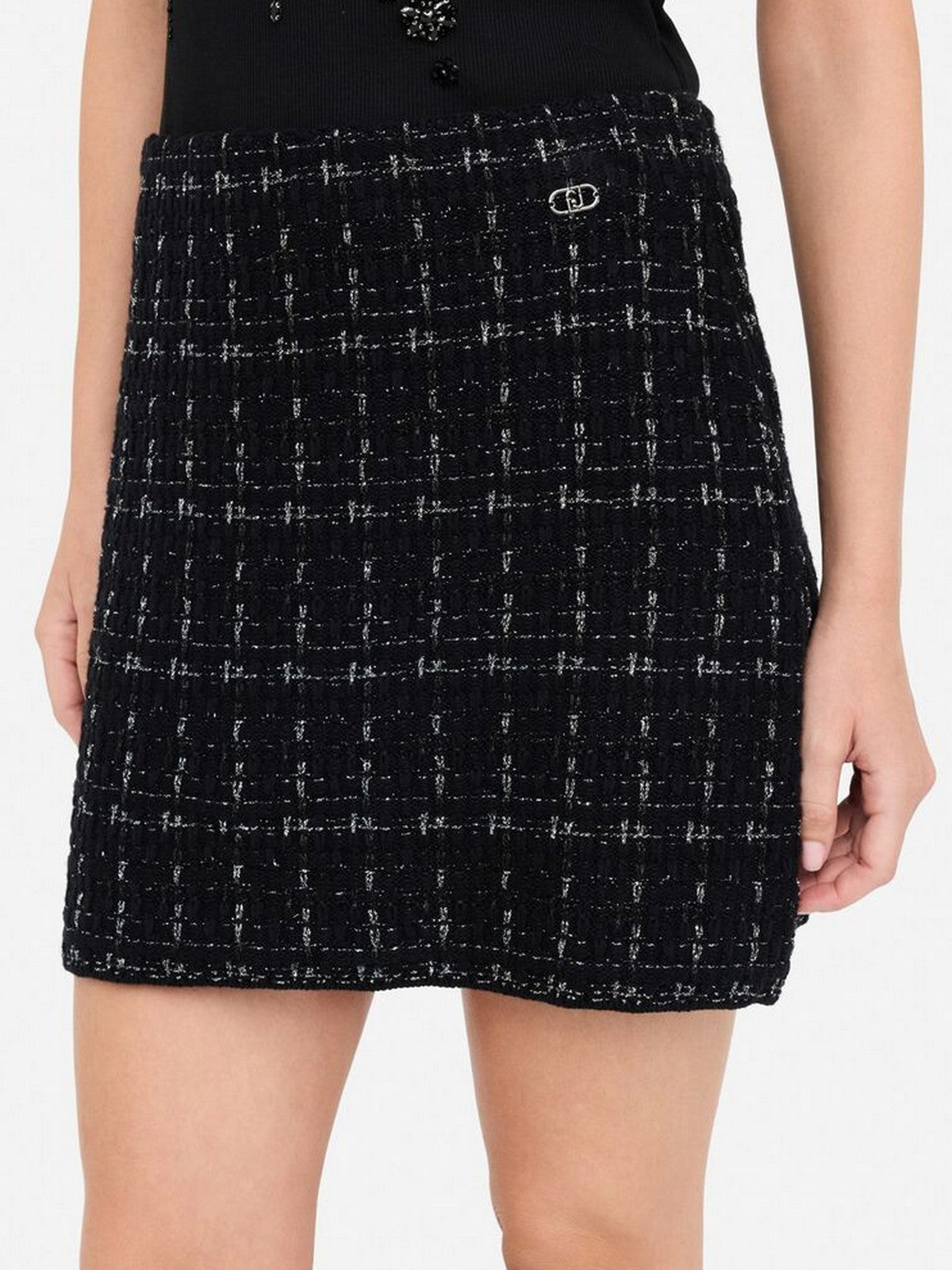 LIU JO WHITE Gonna Donna MF5056MA25R P9017 Black metal fantasy