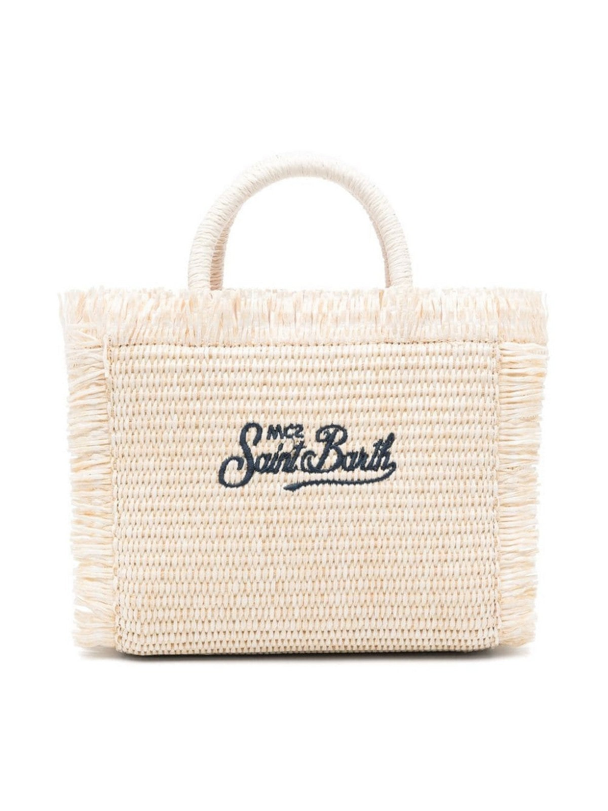 MC2 SAINT BARTH Borsa Donna VANITY MINI STRAW N 02783F Blu gioboutiqueweb