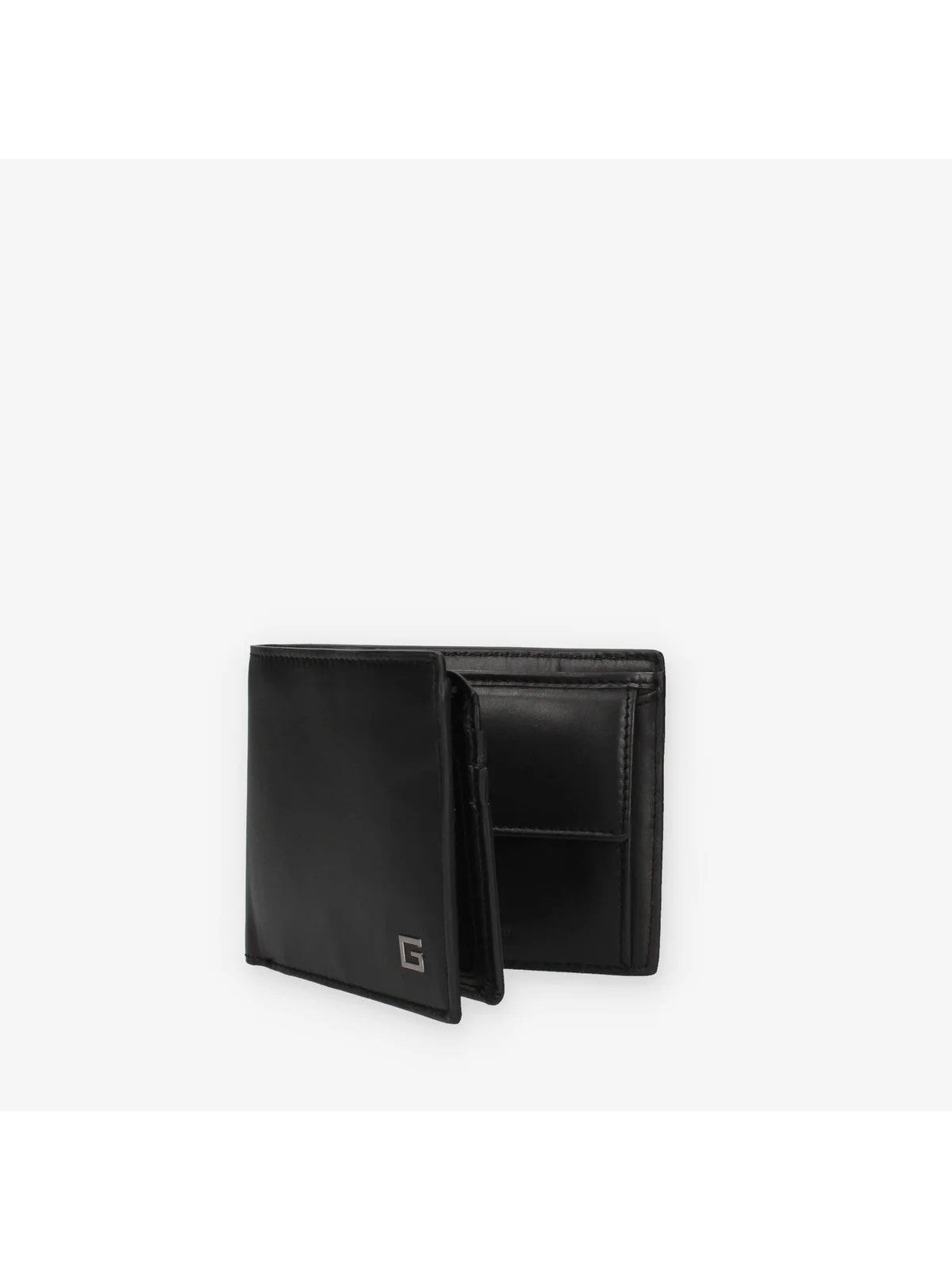 GUESS Portafoglio Uomo MADRID BLFLD W SEWN FLAP W C P SMMAGS LEA24 BLA Nero gioboutiqueweb