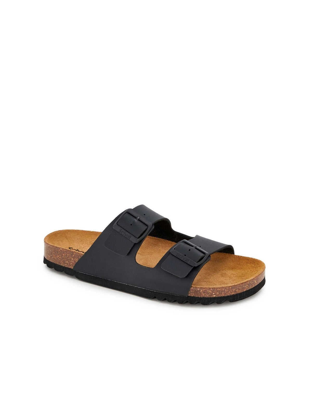 SCHOLL Sandalo Uomo Julien Black Synth Ltr F300721004 BLACK gioboutiqueweb