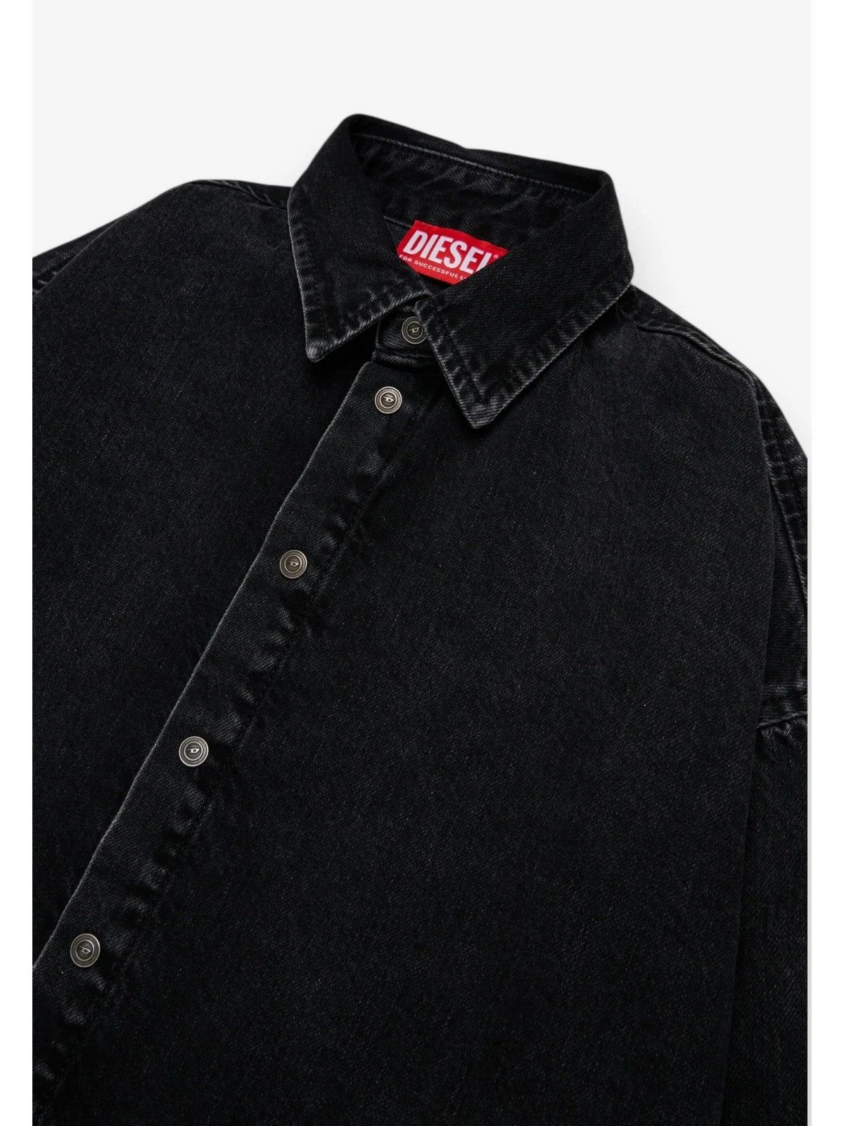 DIESEL Camicia Bambini e ragazzi J02307 KXBPT K02 DENIM NERO gioboutiqueweb