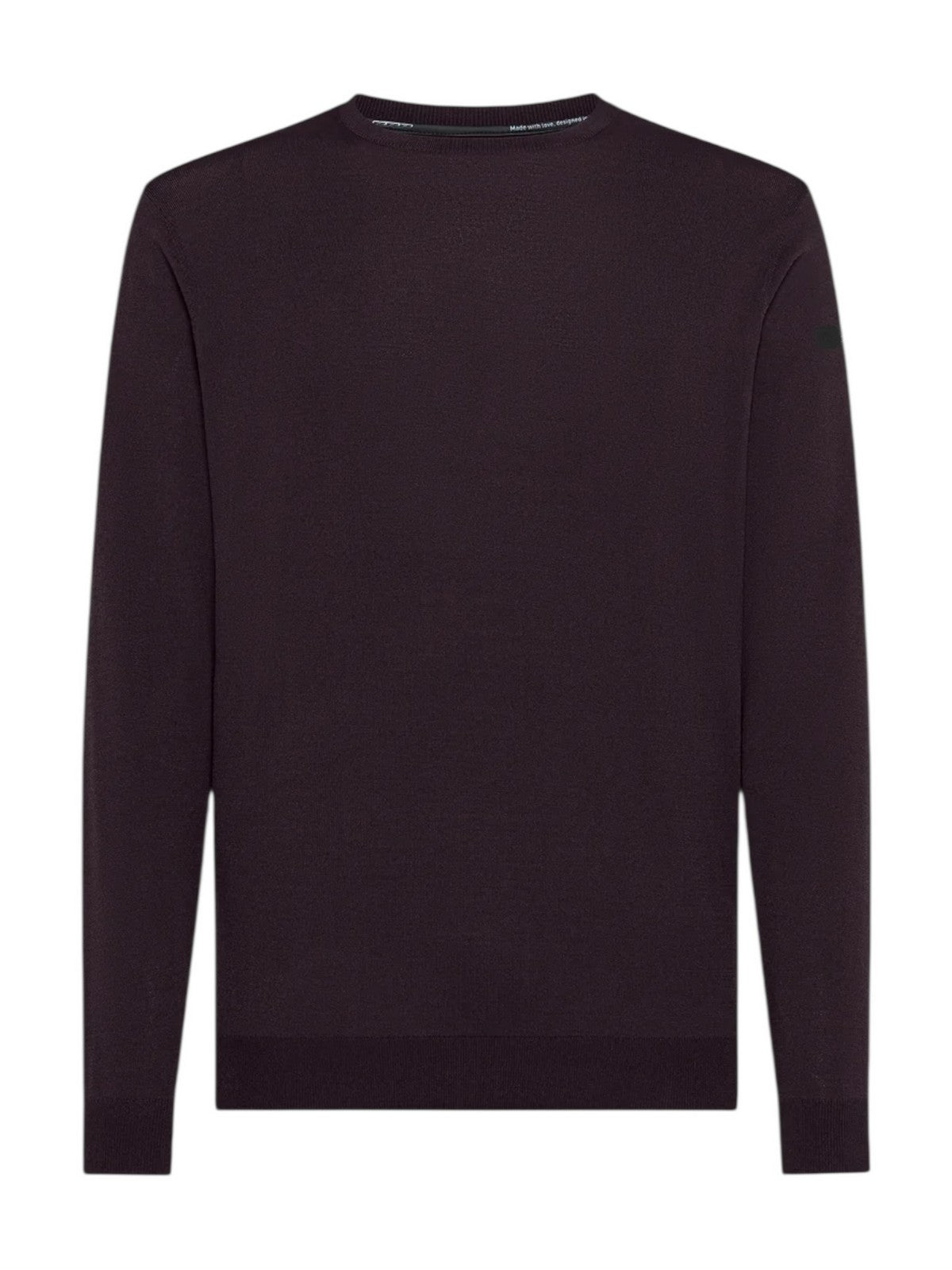 RRD Maglione Uomo MAXELL ROUND KNIT W25158 73 73 BORDEAUX