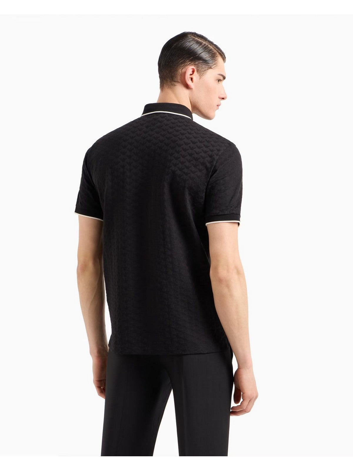 EMPORIO ARMANI Polo Uomo 8N1FP0 1JHWZ 0999 Nero gioboutiqueweb