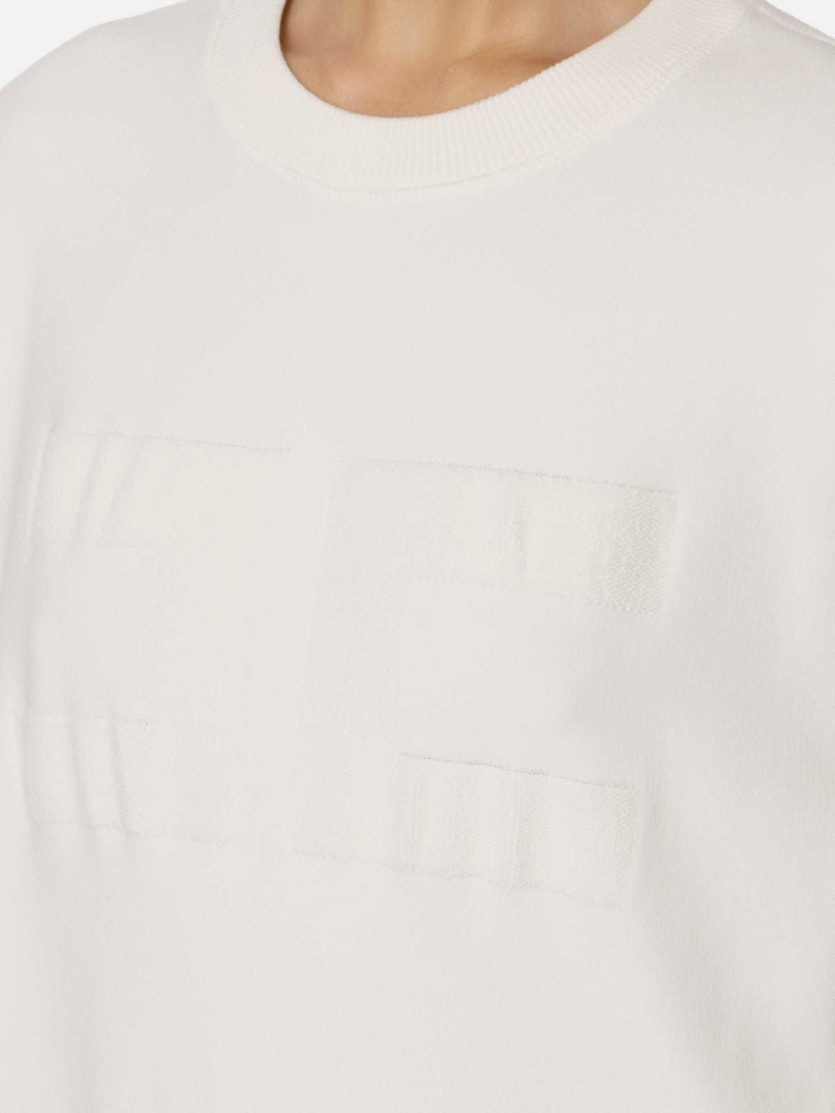 ELISABETTA FRANCHI Felpa Donna MK76Q46E2 360 Avorio gioboutiqueweb