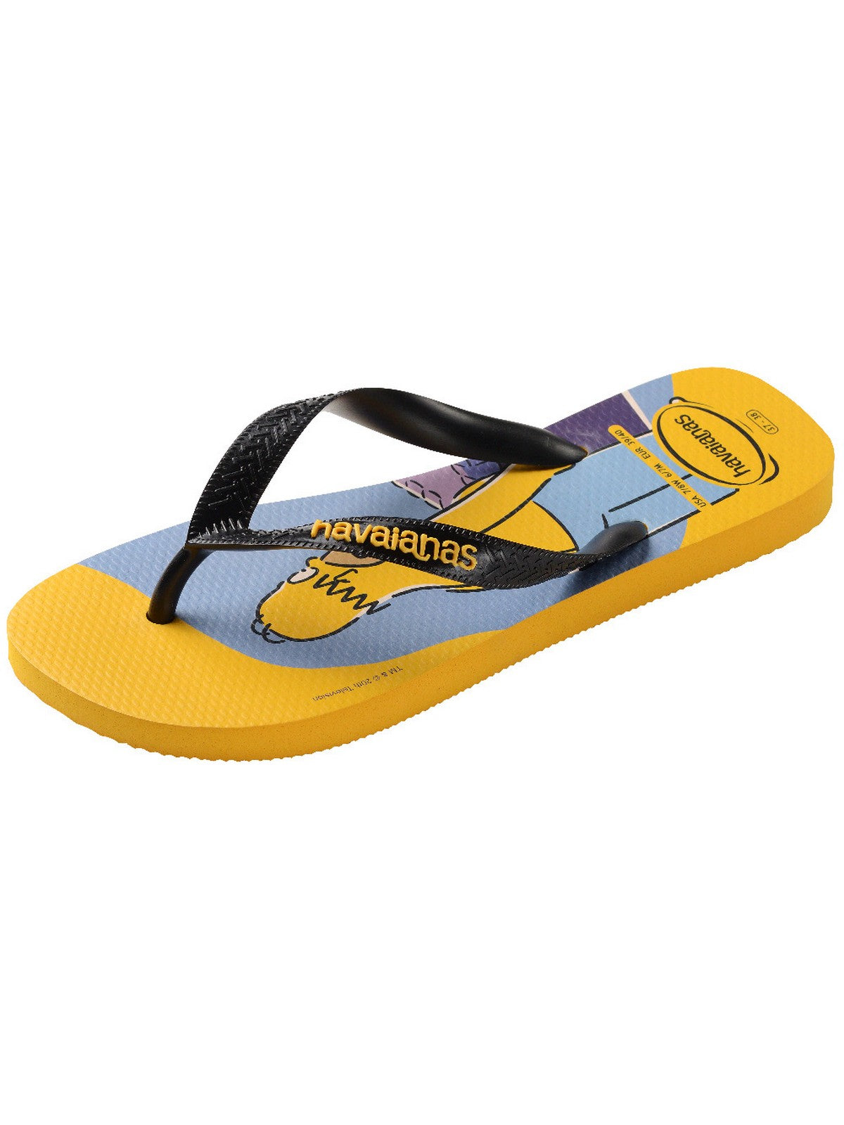 HAVAIANAS Infradito Unisex adulto Hav. Simpsons 4137889.1740 Giallo gioboutiqueweb