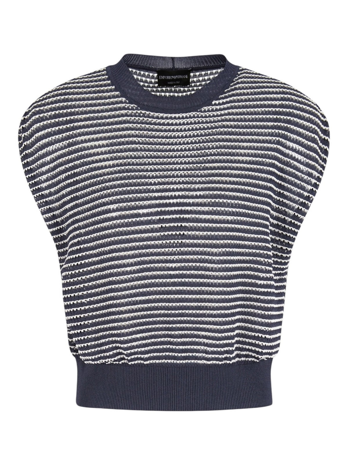 EMPORIO ARMANI Felpa Donna EW001665 AF15884 FB012 Blu gioboutiqueweb