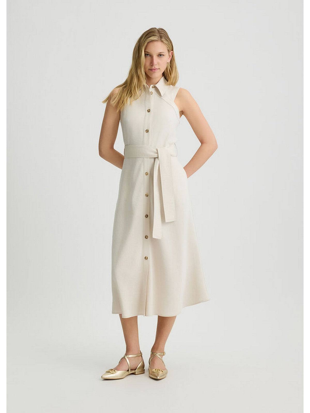 LIU JO WHITE Abito Donna WA5421T3406 20304 Beige gioboutiqueweb